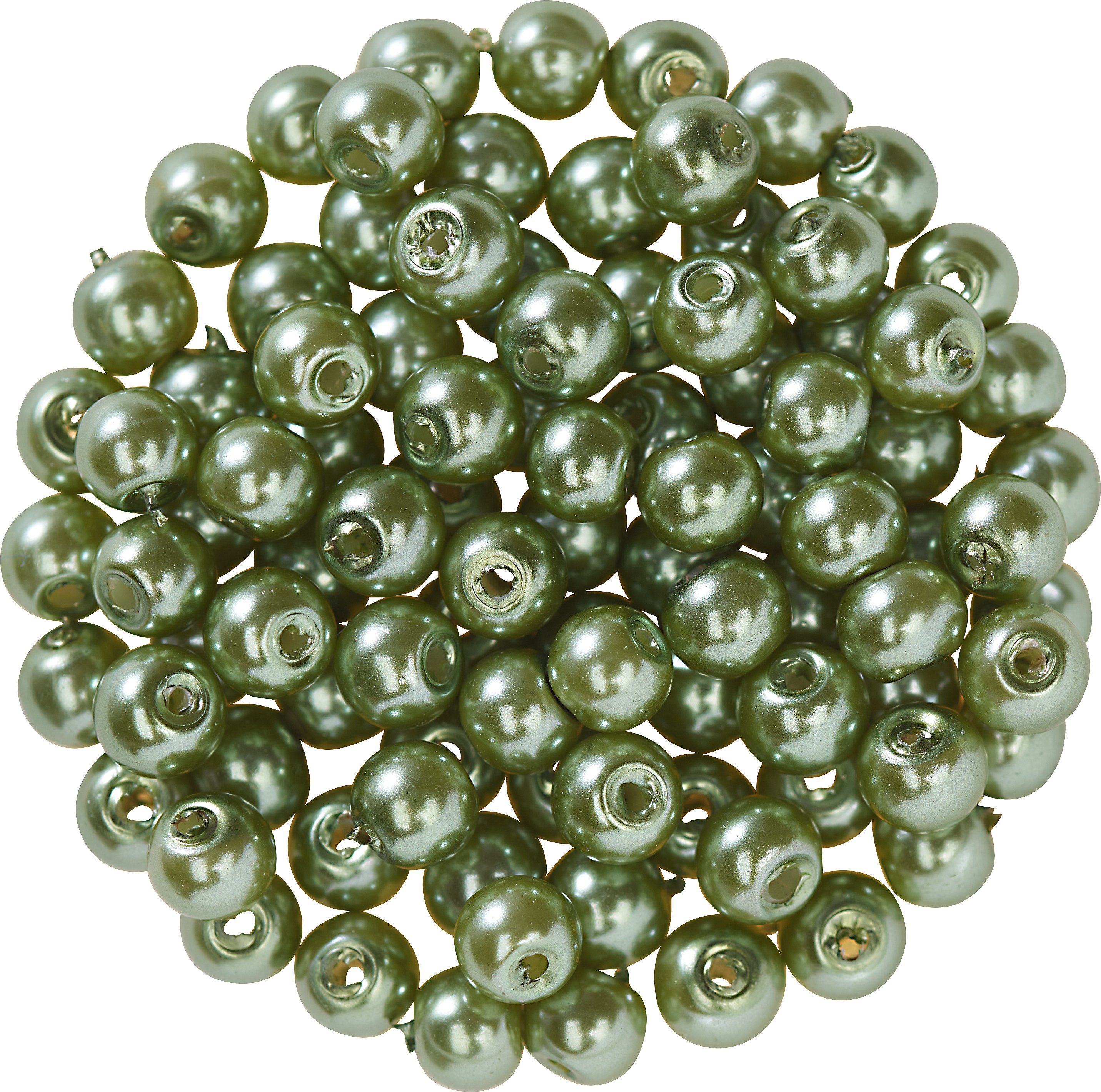 Pracht Bastelperlen, (100-tlg), Ø 4 mm, 100 Stk.