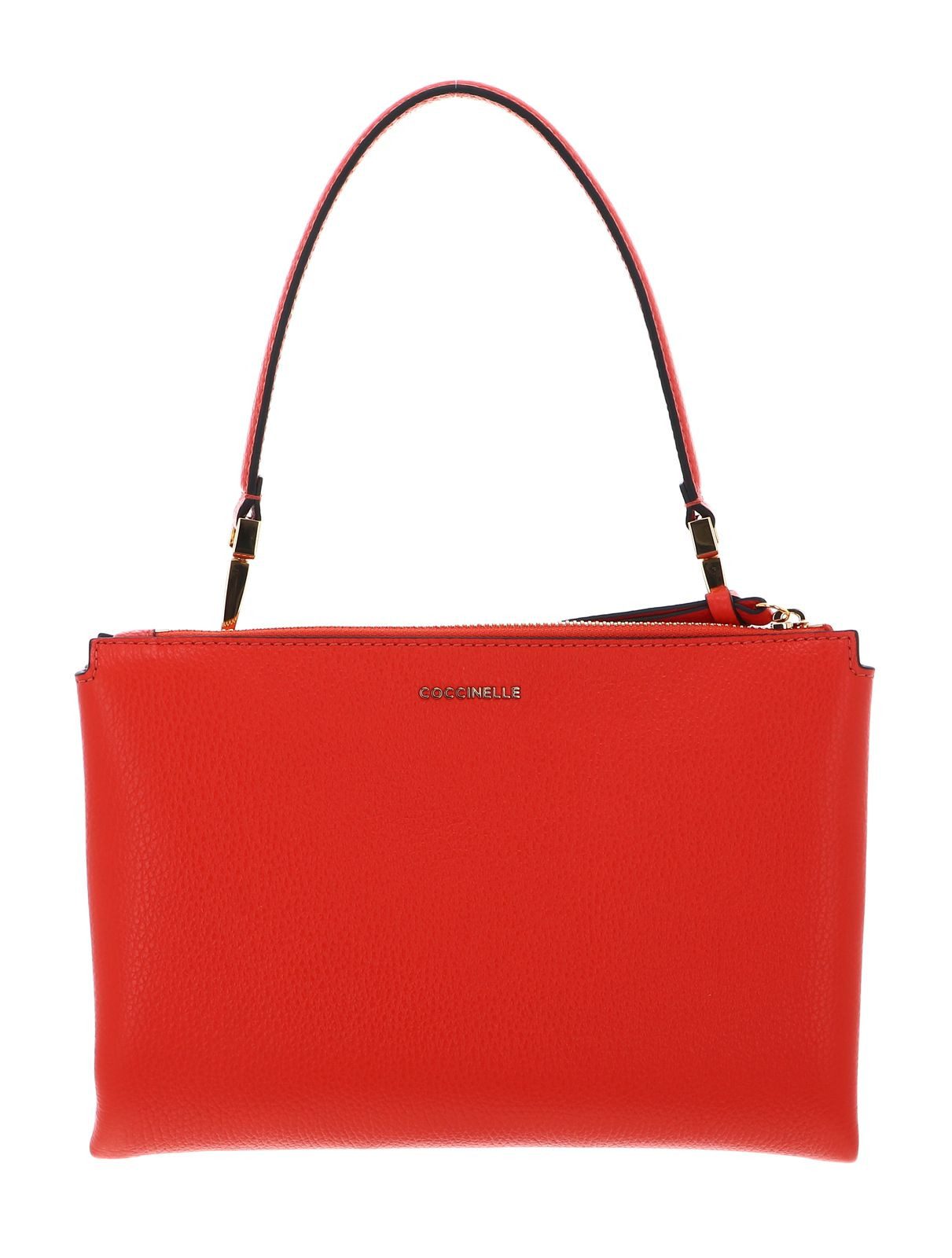 COCCINELLE Schultertasche Shoulder Bag, aus echtem Rindsleder