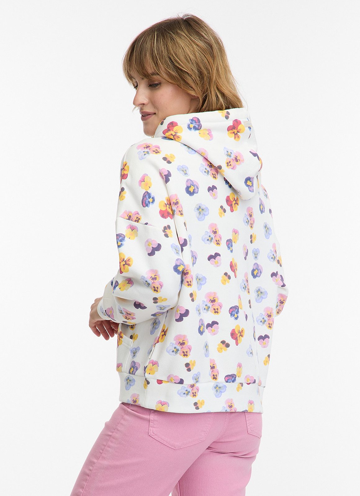 Ragwear Sweatshirt PIRITA PRINT mit Rundhalsausschnitt, aus Baumwolle und Polyester, Regular Fit
