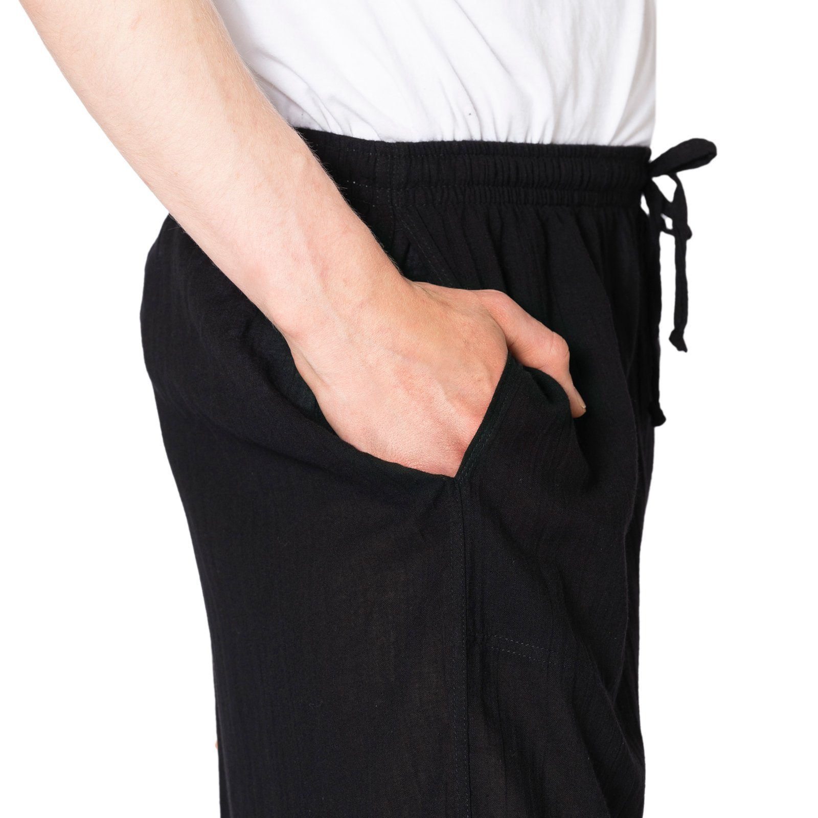 PANASIAM Stoffhose Sommerhose PaSalu extra dünner Stoff für die sehr heißen Tage 100% Baumwolle Unisex Freizeithose für Damen & Herren Relaxhose