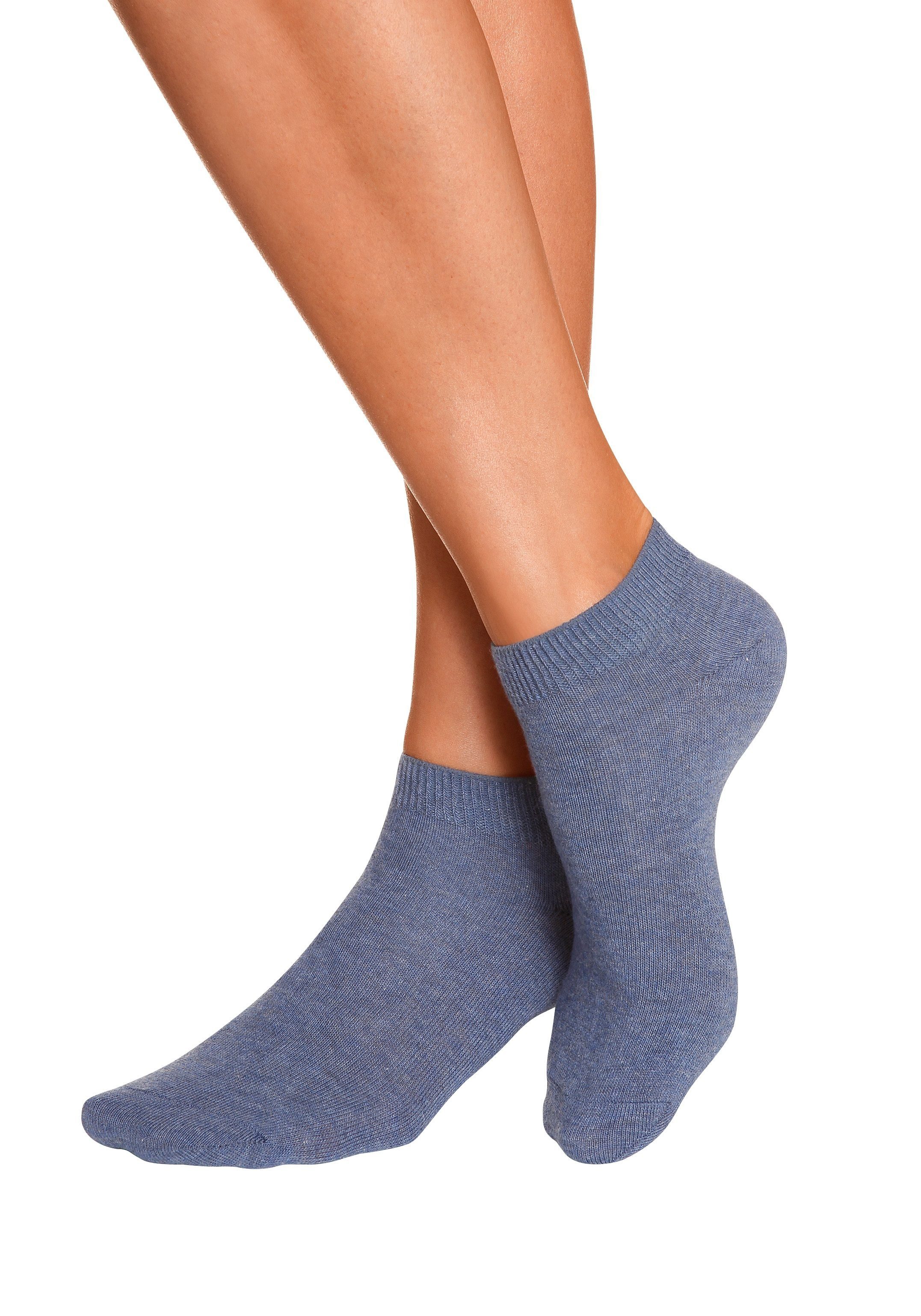 Go in Kurzsocken Damen Herren Basic Sneakersocken Großpackung (Packung, 8-Paar, Gr. 35-38 bis 43-46) uni in Basic Farben