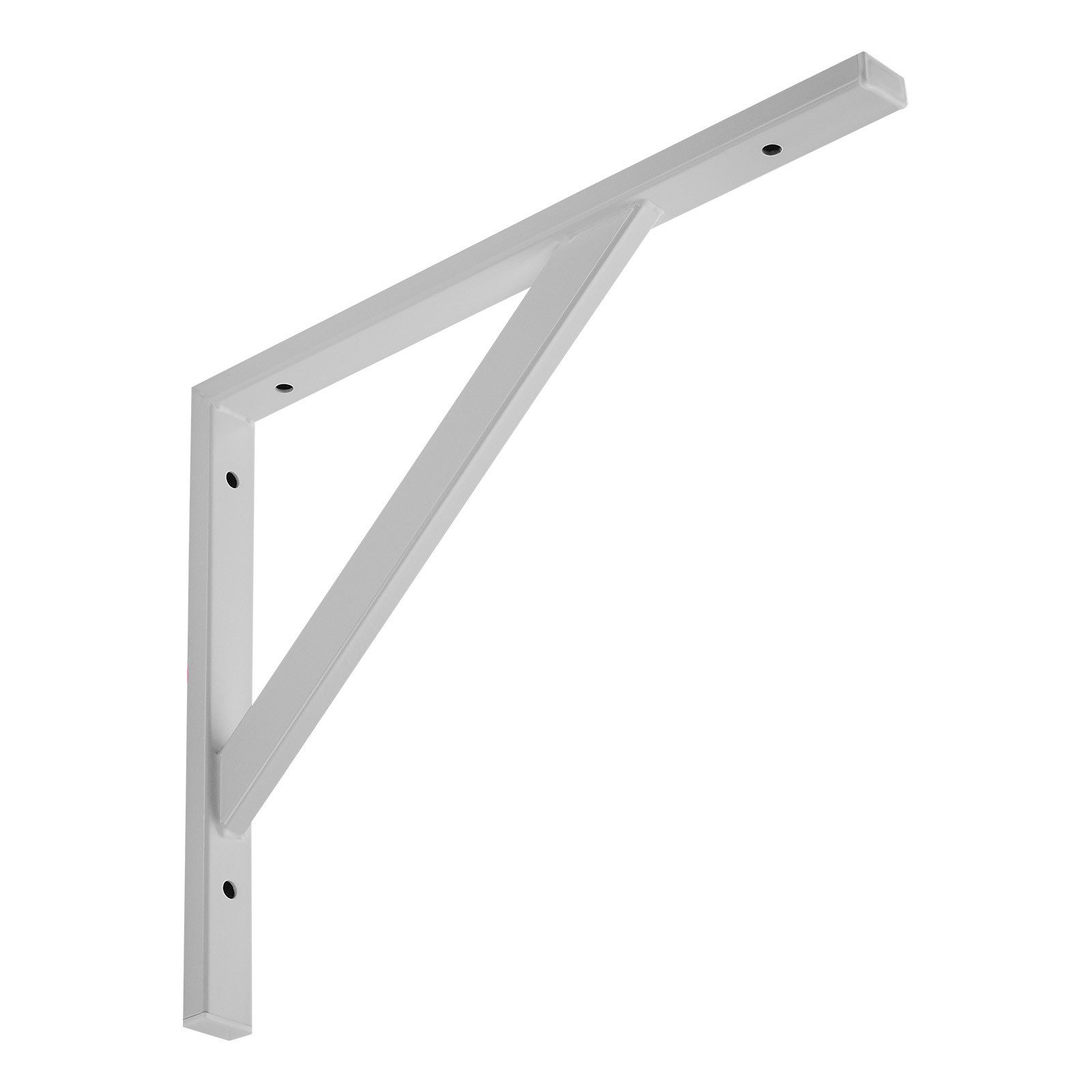 SO-TECH® Wandregalhalter Schwerlastkonsole Schwerlastwinkel Regalwinkel Wandkonsole, 1-tlg., Stahl, Tragkraft 75 kg / Paar, 395 x 315 mm weiß