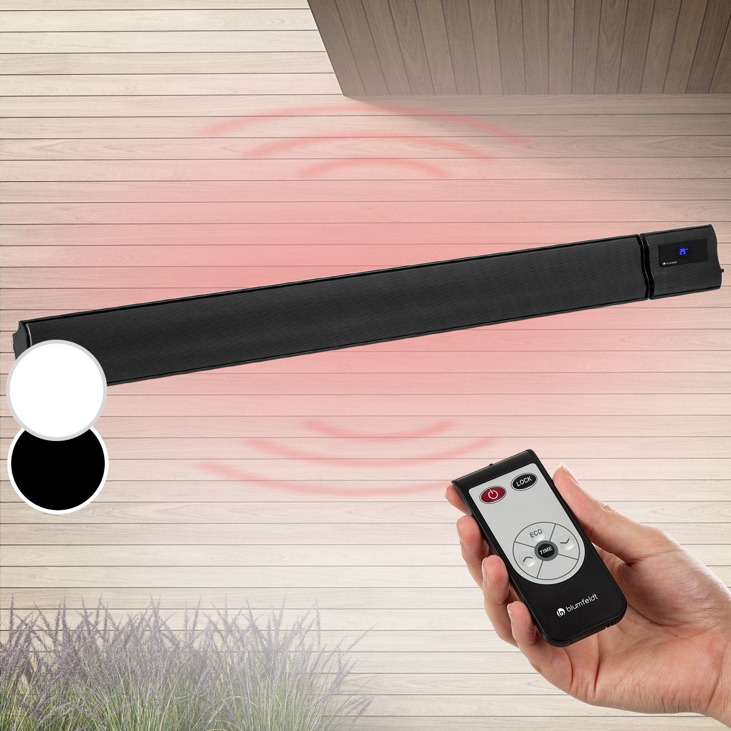 blumfeldt Terrassenstrahler CosmicBeam Plus XXL, 3000 günstig online kaufen