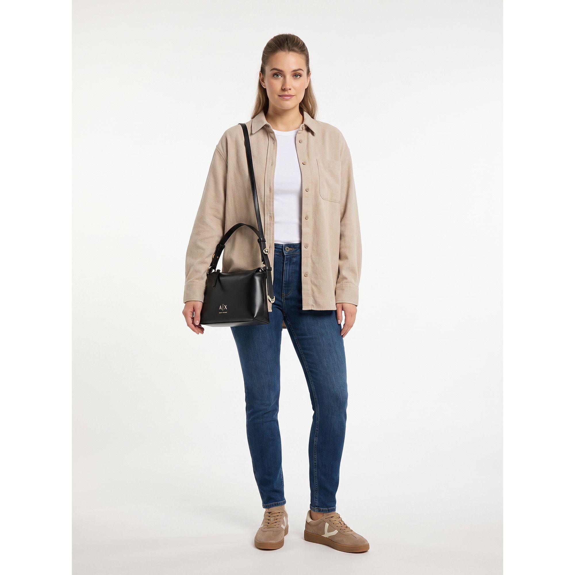 ARMANI EXCHANGE Schultertasche Helen, Polyurethan