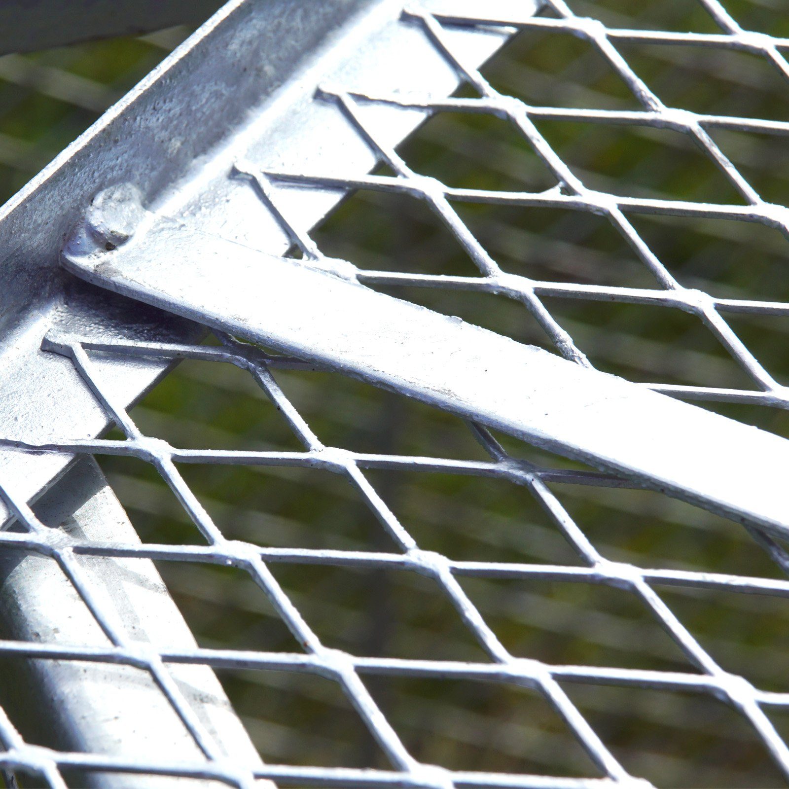 TRUTZHOLM Komposter Deckel oder Boden für Metallkomposter 80x80 cm aus Streckmetall, BxTxH: 86x0x2 cm, 450 l