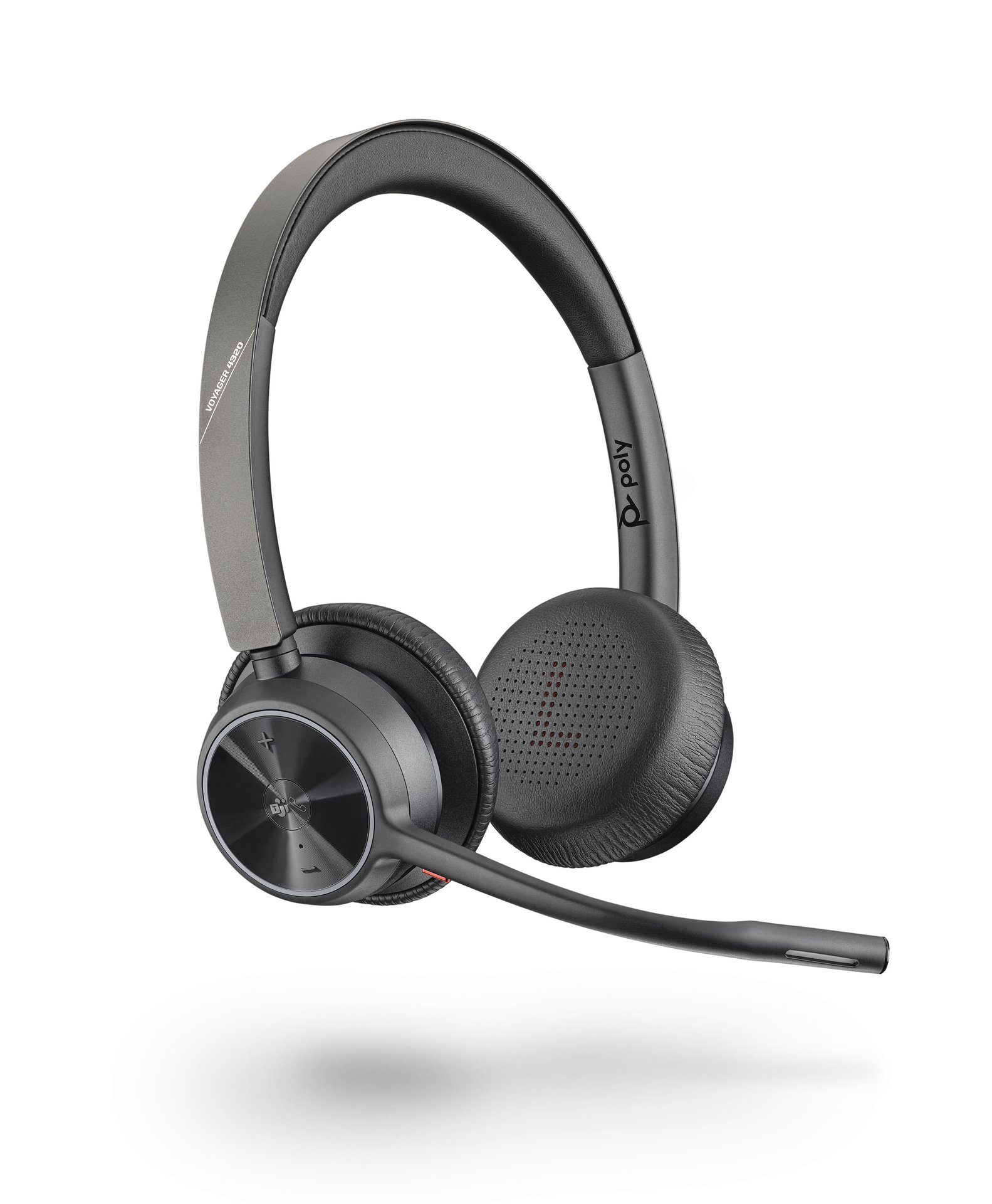 Plantronics Bluetooth Headset Voyager (Noise-Cancelling, Teams-Kompatibilität USB-A/C Bluetooth) und mit A2DP Wireless-Headset 4320