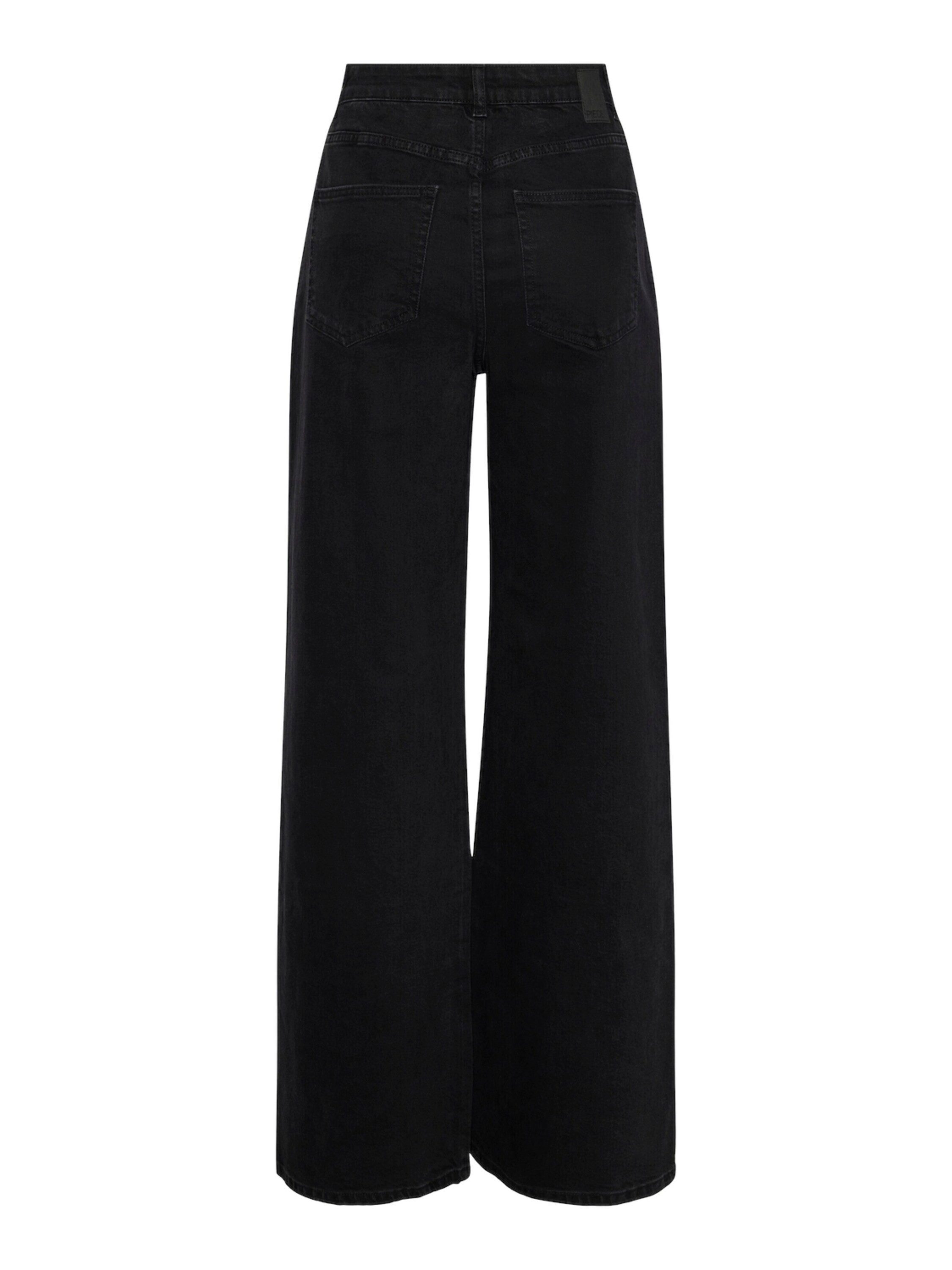 pieces Weite Jeans Selma (1-tlg) Plain/ohne Details günstig online kaufen