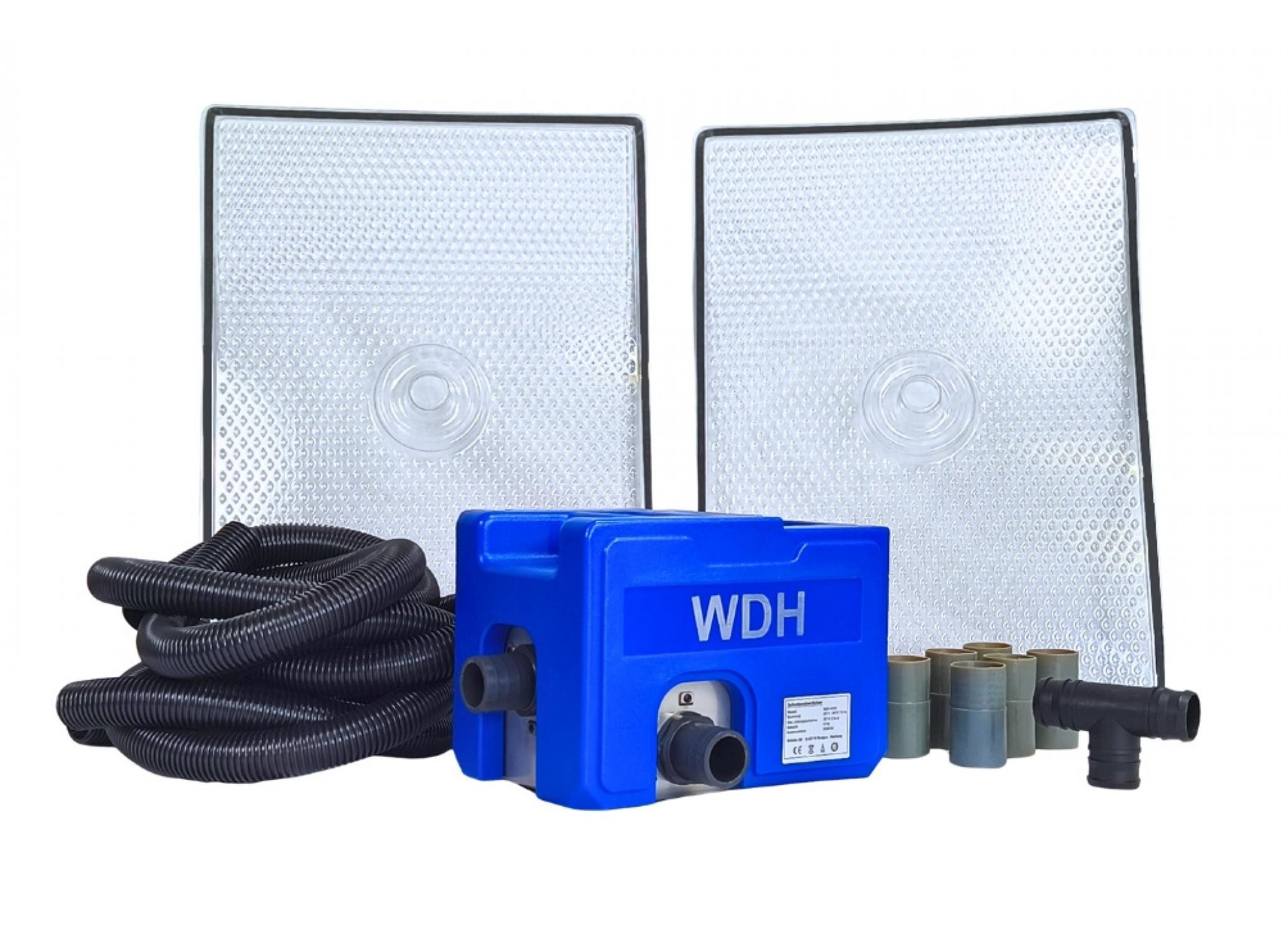 WDH Luftentfeuchter Seitenkanalverdichter WDH-SV58 + Starter Set, für sofortigen Einsatz.