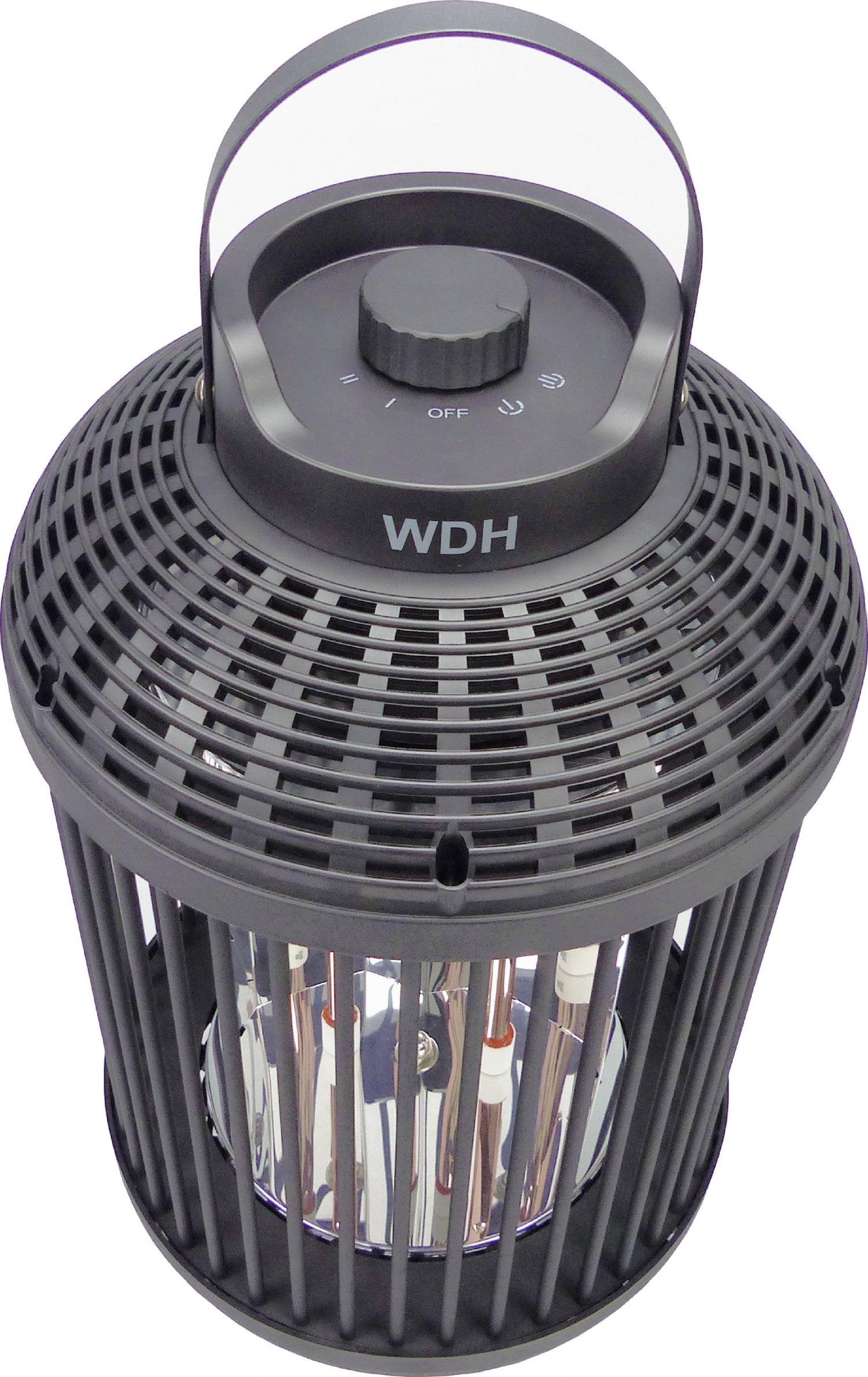 WDH Heizstrahler Standheizstrahler WDH-12HL, 1200 W, für den Außenbereich geeignet – Bild 2 von 5