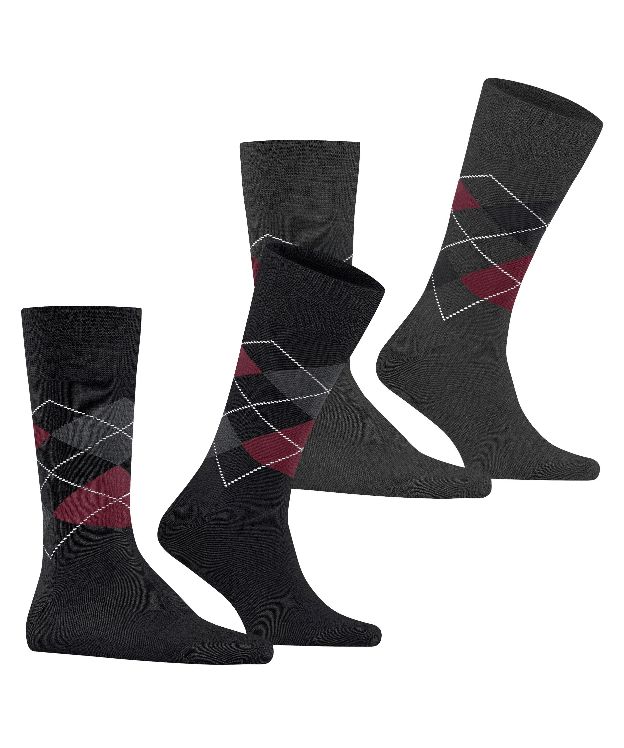 Burlington Socken Everyday Argyle (2-Paar) aus günstig online kaufen