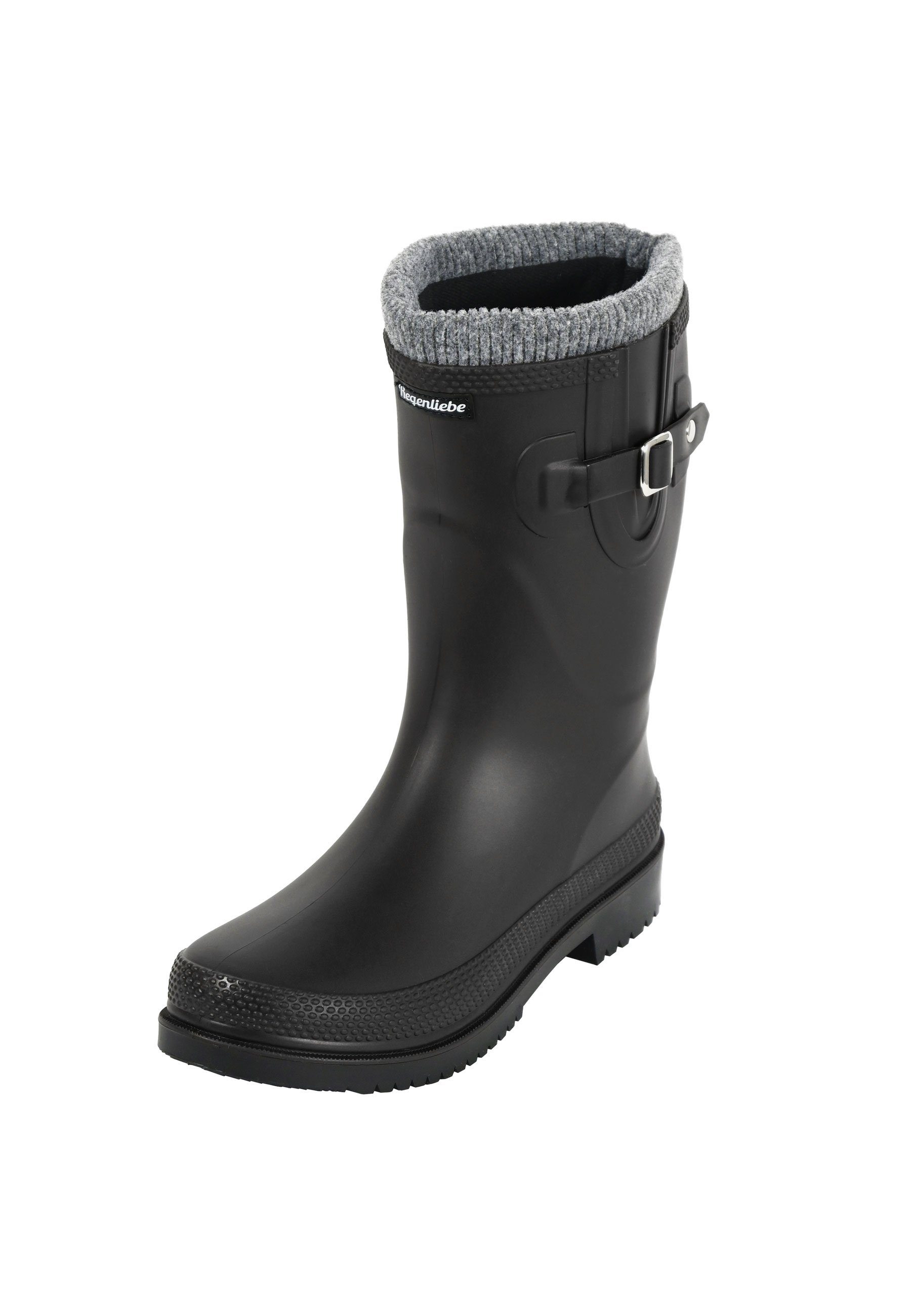 Regenliebe Pfütze-W Gummistiefel Halbschaft Regenstiefel mit Warmfutterstru günstig online kaufen