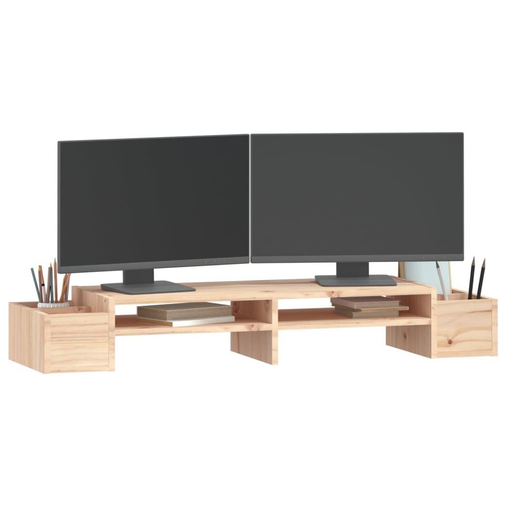 Kiefer Monitorständer Massivholz Natur vidaXL cm Monitorständer 100x27,5x15