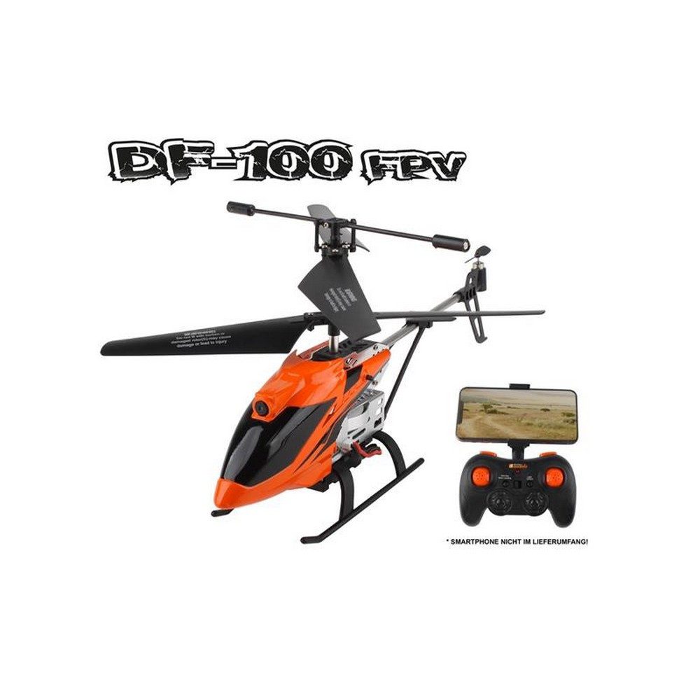 Modellbausatz DF-Models DF-100 PRO FPV Helikopter mit FPV-Kamera 9500