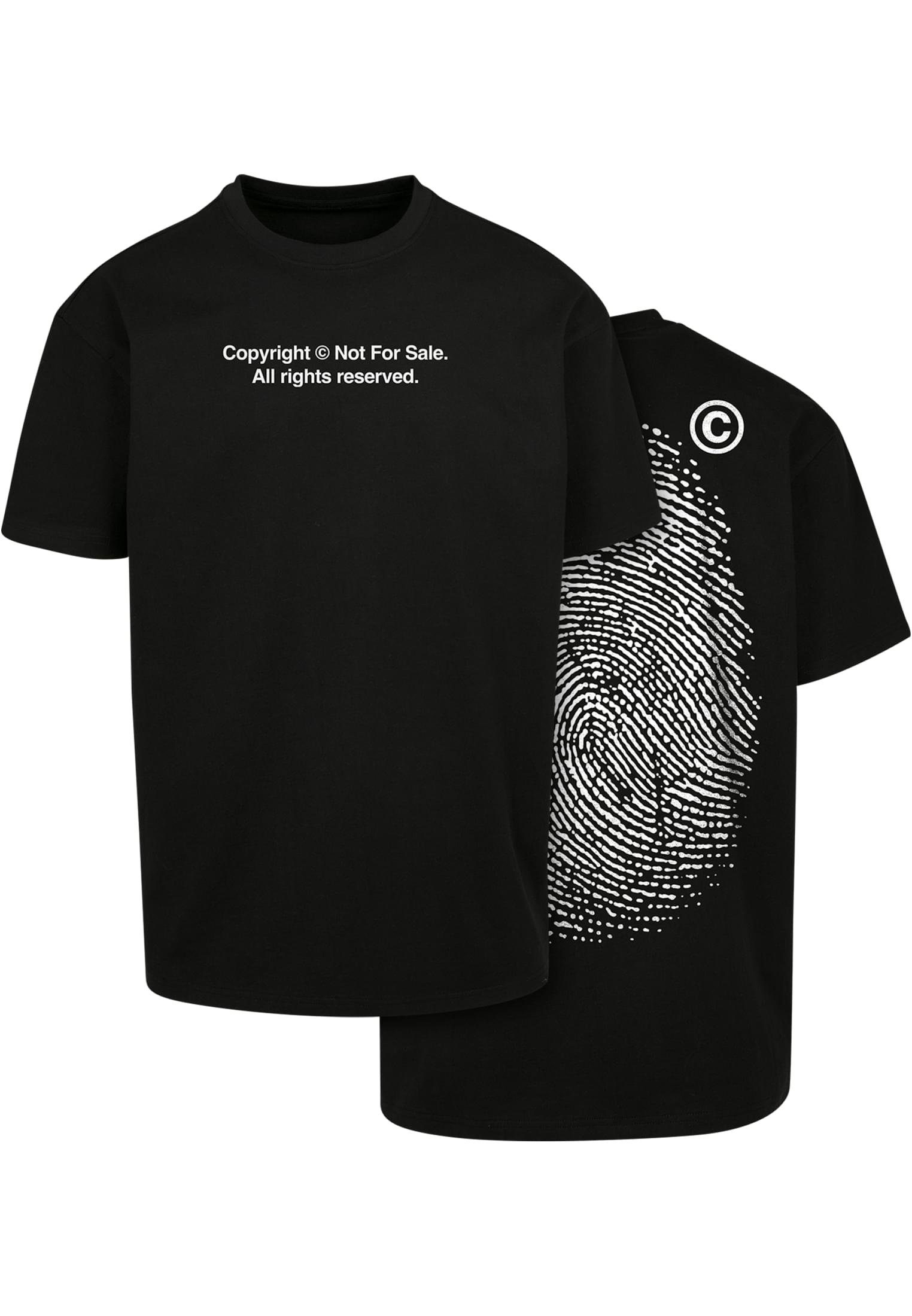 Upscale by Mister Tee T-Shirt Herren Fingerprint Oversize Tee (1-tlg) black