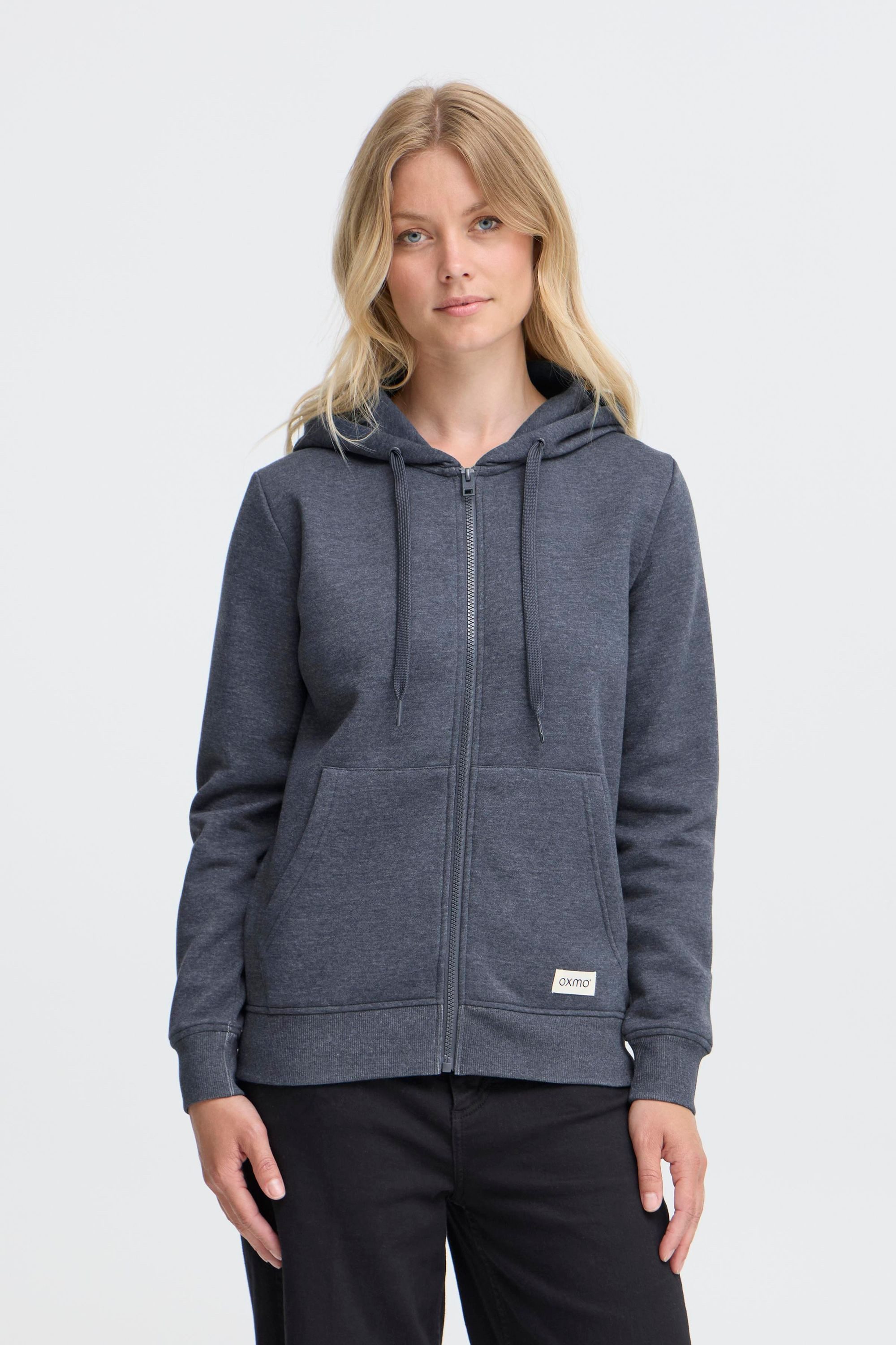 OXMO Kapuzensweatjacke OXKaren Gemütliche Sweatjacke günstig online kaufen
