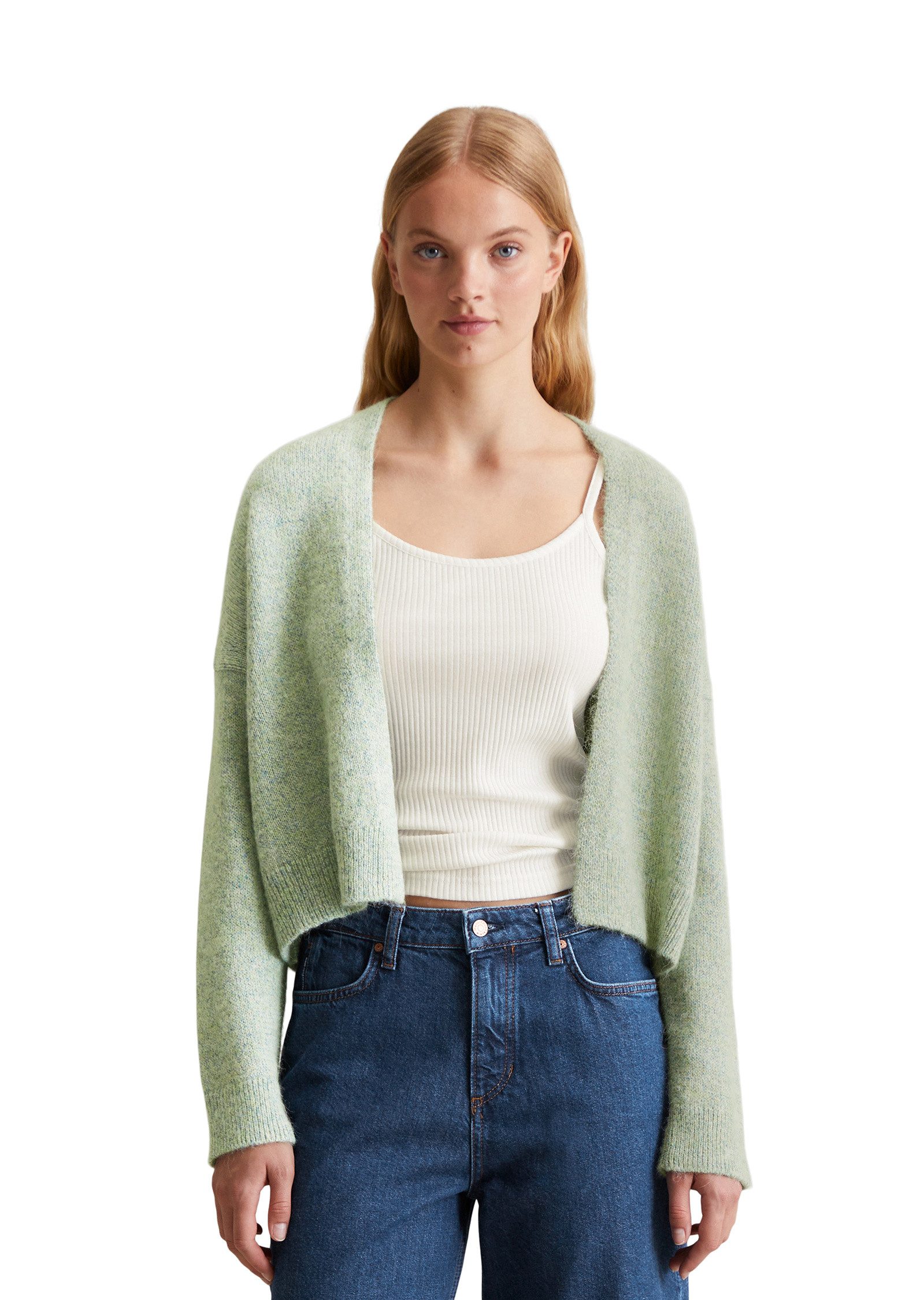 Marc O'Polo DENIM Cardigan aus Baumwoll-Multicolor-Garn günstig online kaufen