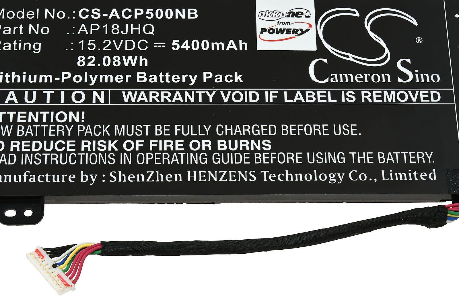 Powery Akku für ConceptD CN715-71P-76A3 7 Acer Pro 5400 Laptop-Akku V) mAh (15.2