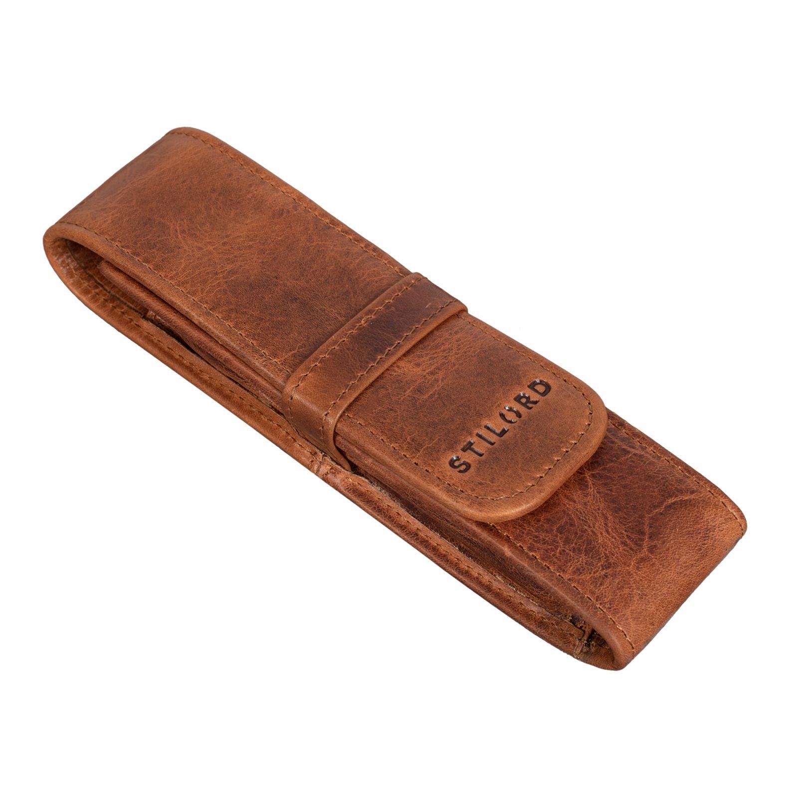 STILORD Etui "Penn" Stifteetui Leder 2 Stifte