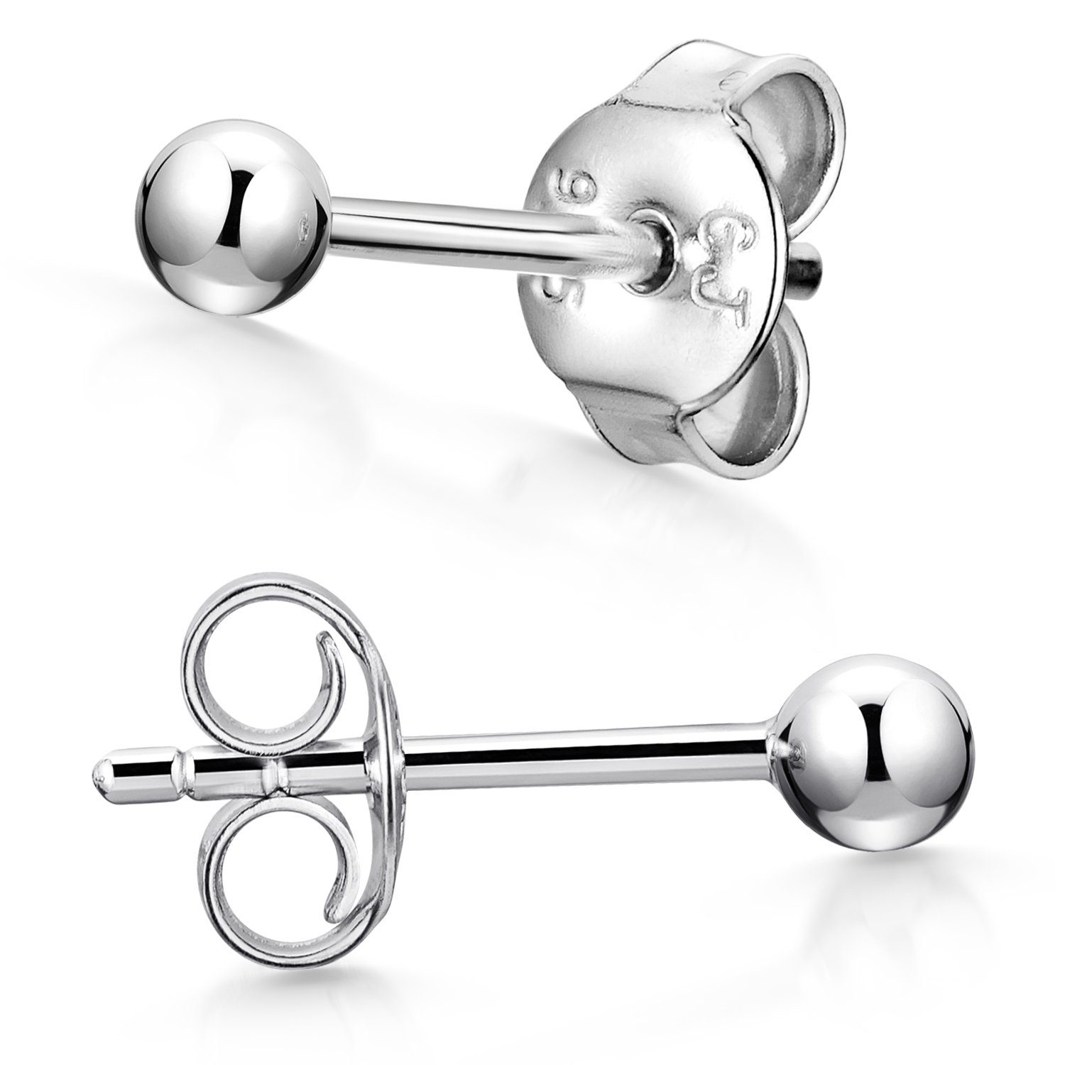 Materia Paar Ohrstecker Damen Silber Kugel günstig online kaufen