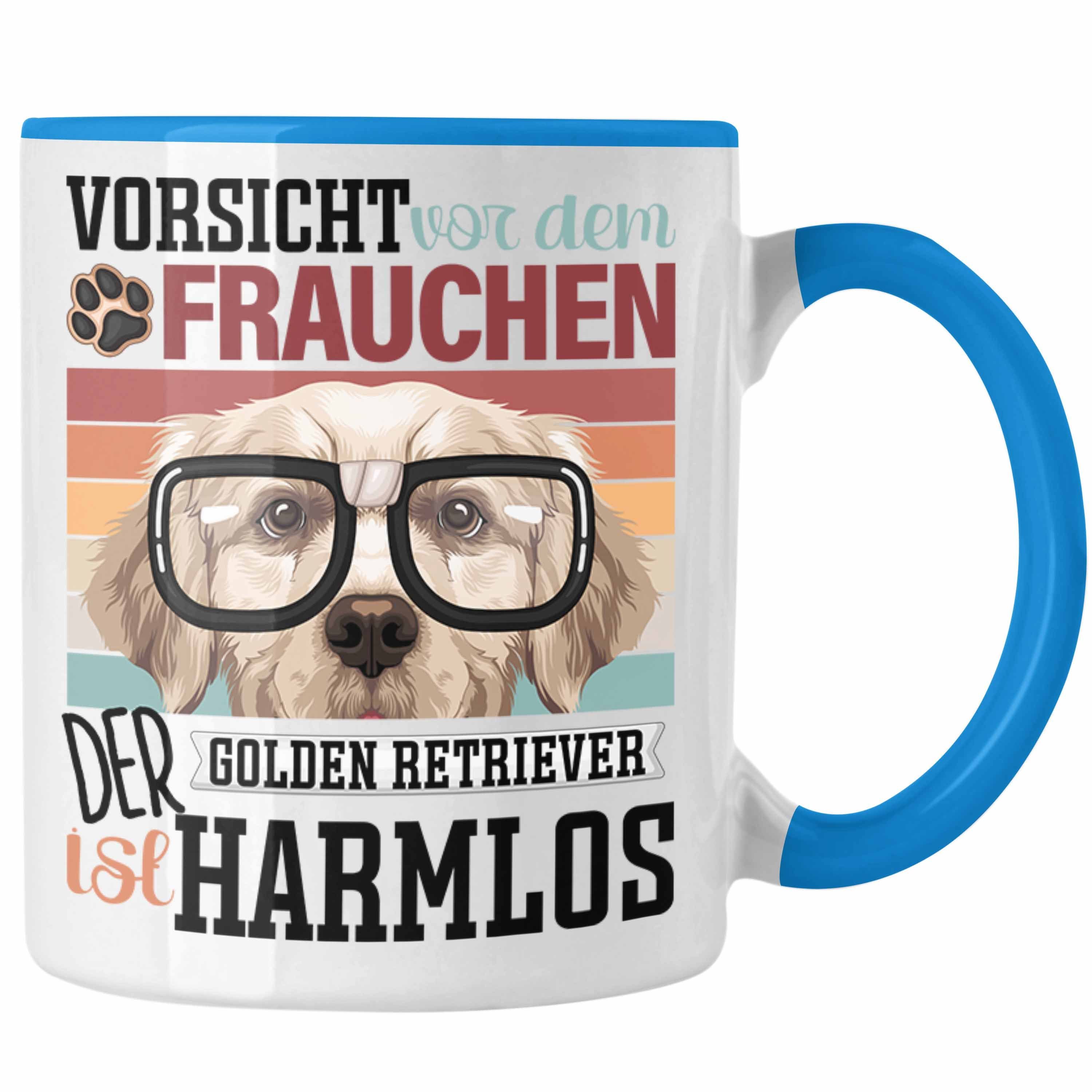 Geschenk Golden Spruch Lustiger Tasse Blau Besitzerin Ge Frauchen Retriever Tasse Trendation