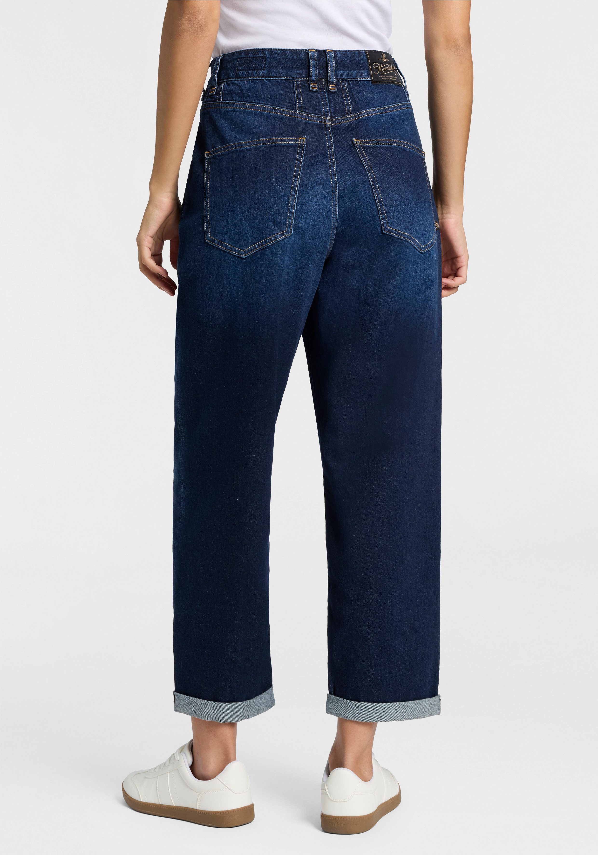 Herrlicher 5-Pocket-Jeans Brooke Denim Stretch im Loose Fit, Cropped-Länge – Bild 2 von 5