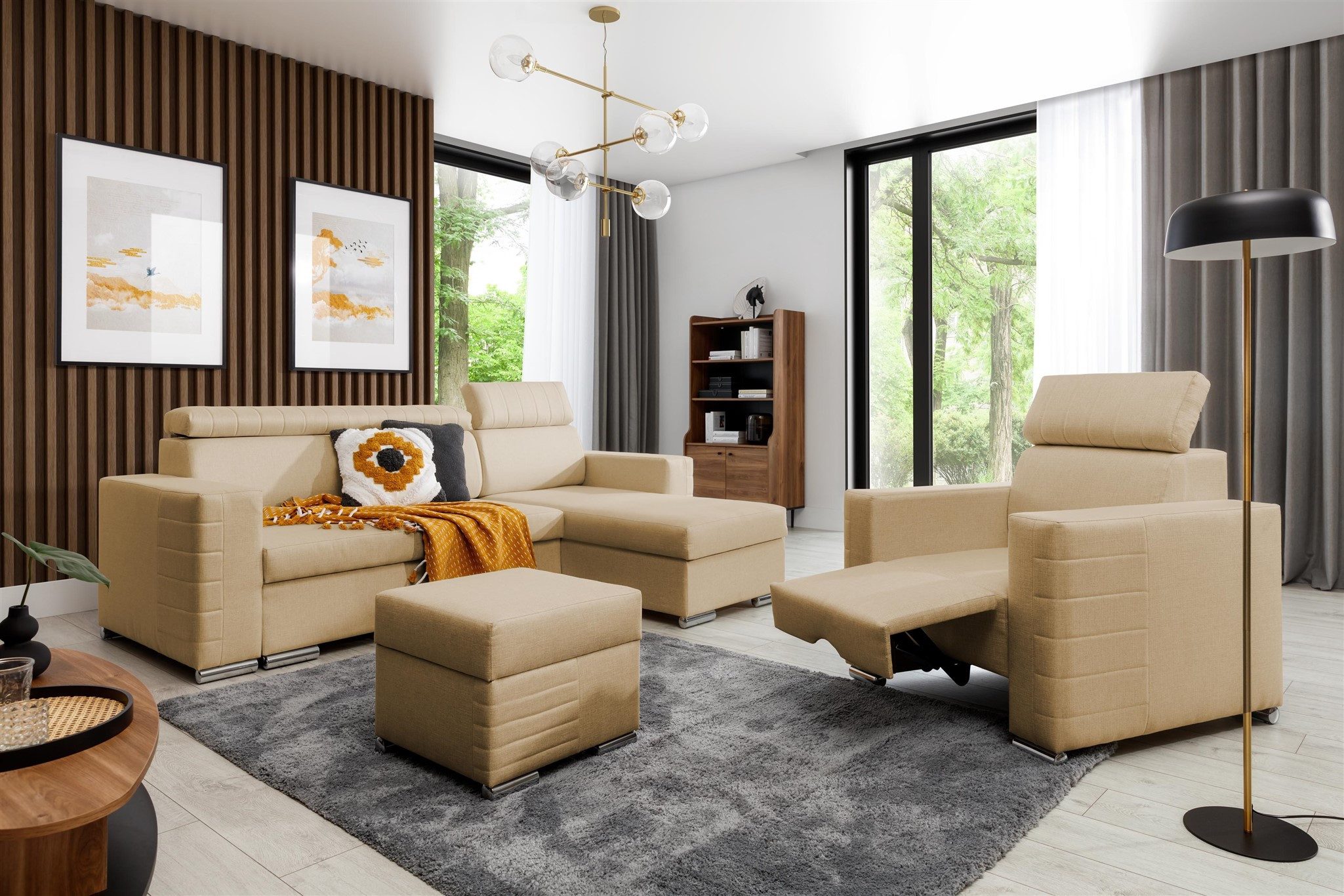 Fun Möbel Ecksofa Schlafsofa CANTON in günstig online kaufen