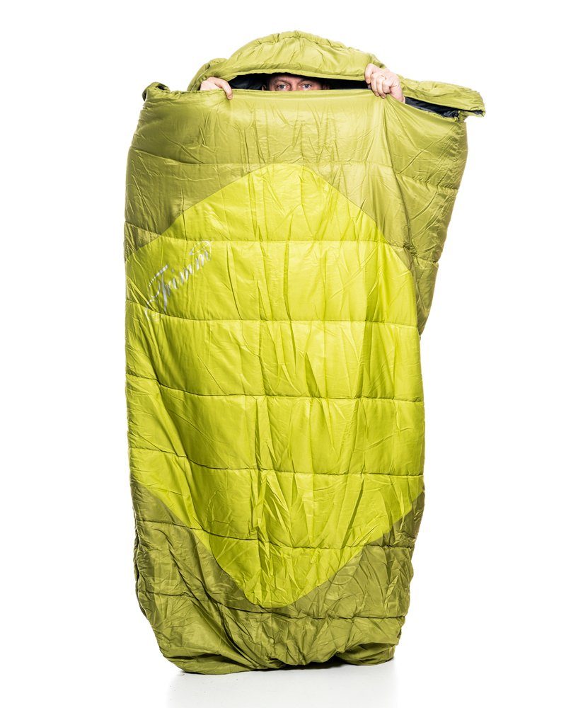Trimm Outdoor Products Deckenschlafsack Trimm XXL Deckenschlafsack 220 x 110cm Divan Winter Schlafsack blau, 2 Wege Reißverschluss