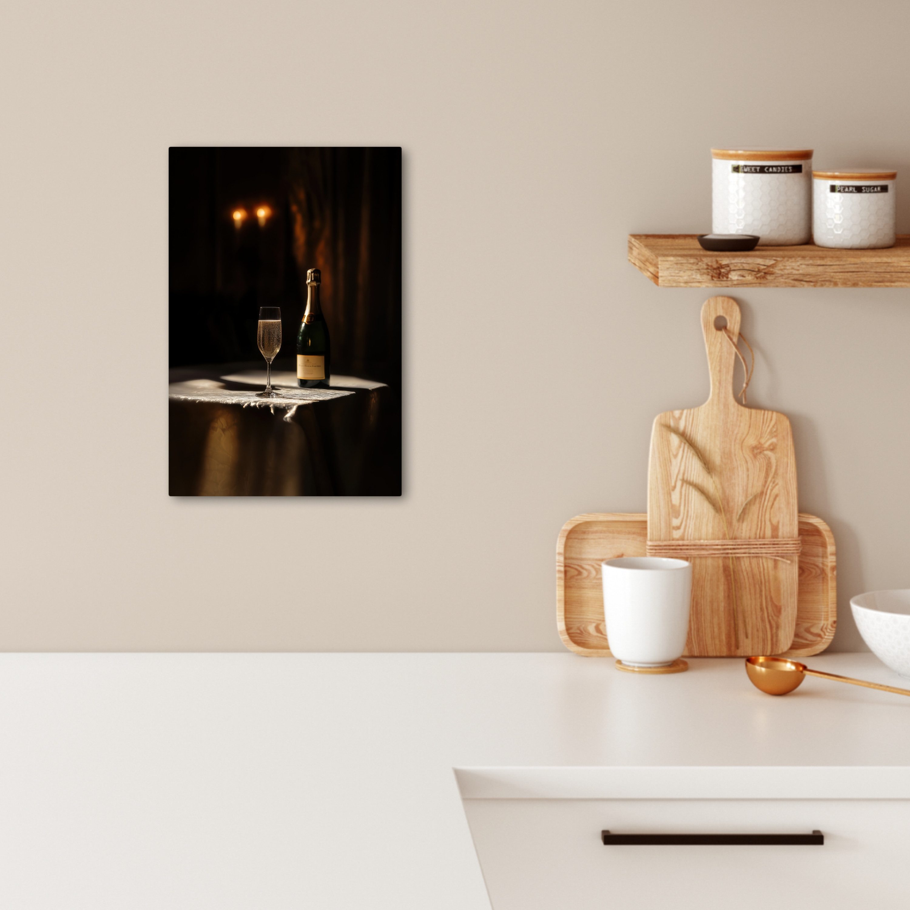 OneMillionCanvasses® Leinwandbild Prosecco - Seifenblasen - günstig online kaufen