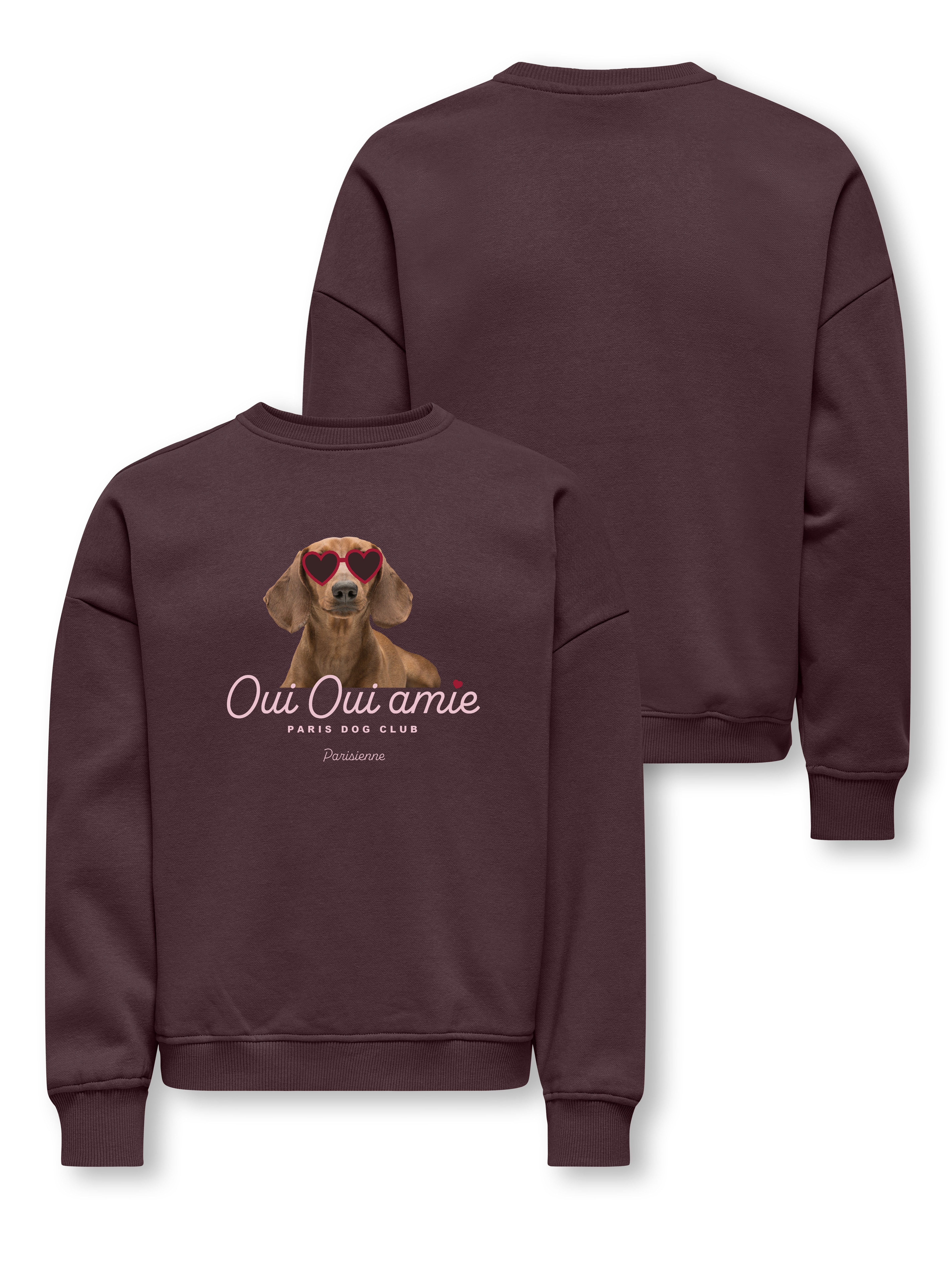 KIDS ONLY Sweatshirt KOGBILA L/S OVZ PRINT O-NECK SWT NOOS Baumwollmischung, oversize