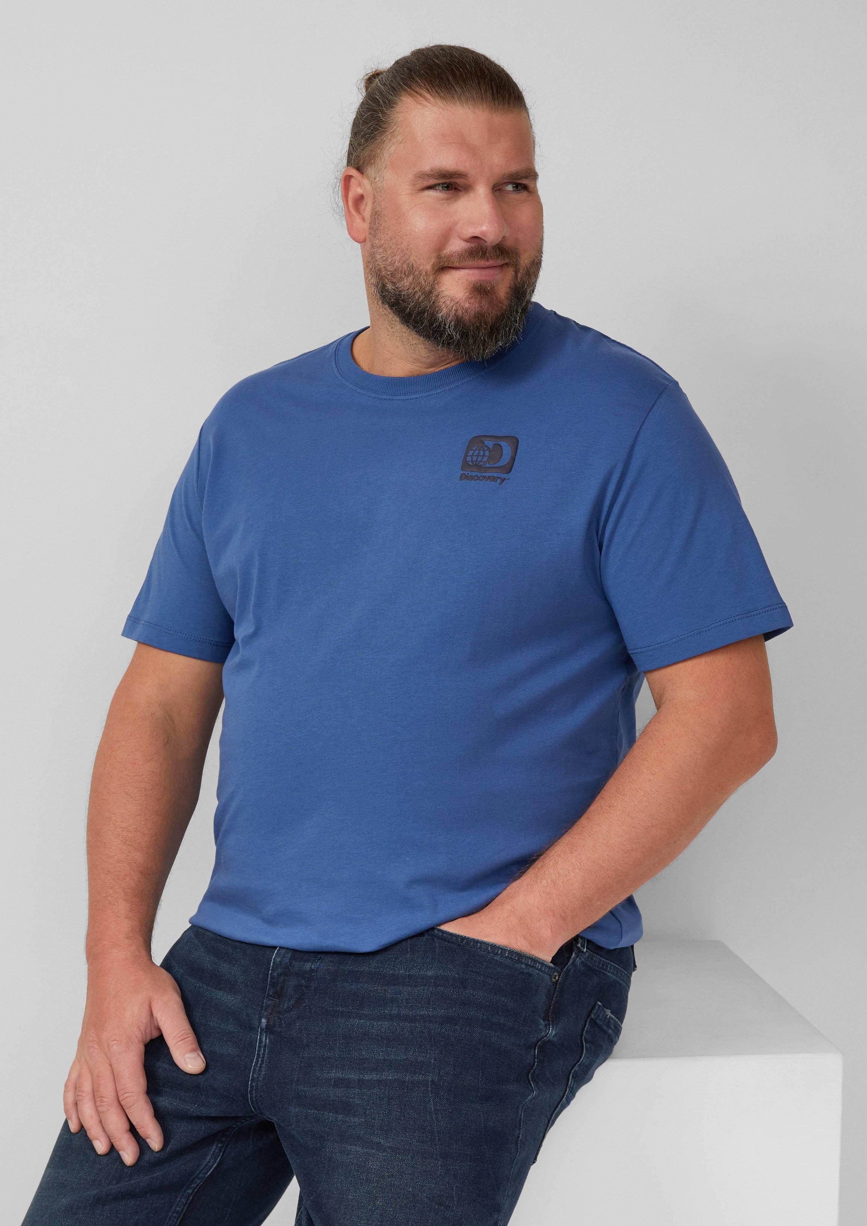 s.Oliver Kurzarmshirt T-Shirt mit Discovery™-Print günstig online kaufen