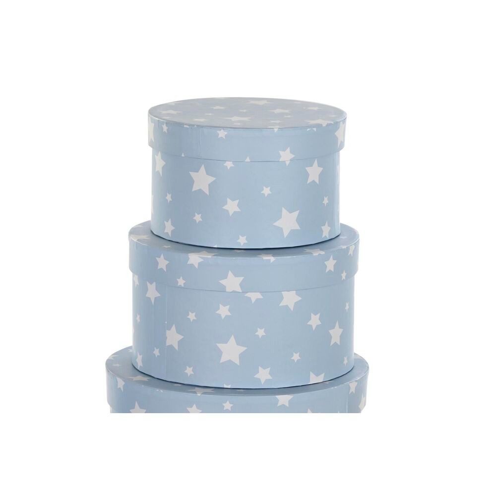 Thumbnail - DKD Home Decor Aufbewahrungsbox Dkd home decor Satz stapelbarer Organizerboxen DKD Home Decor rund Ste