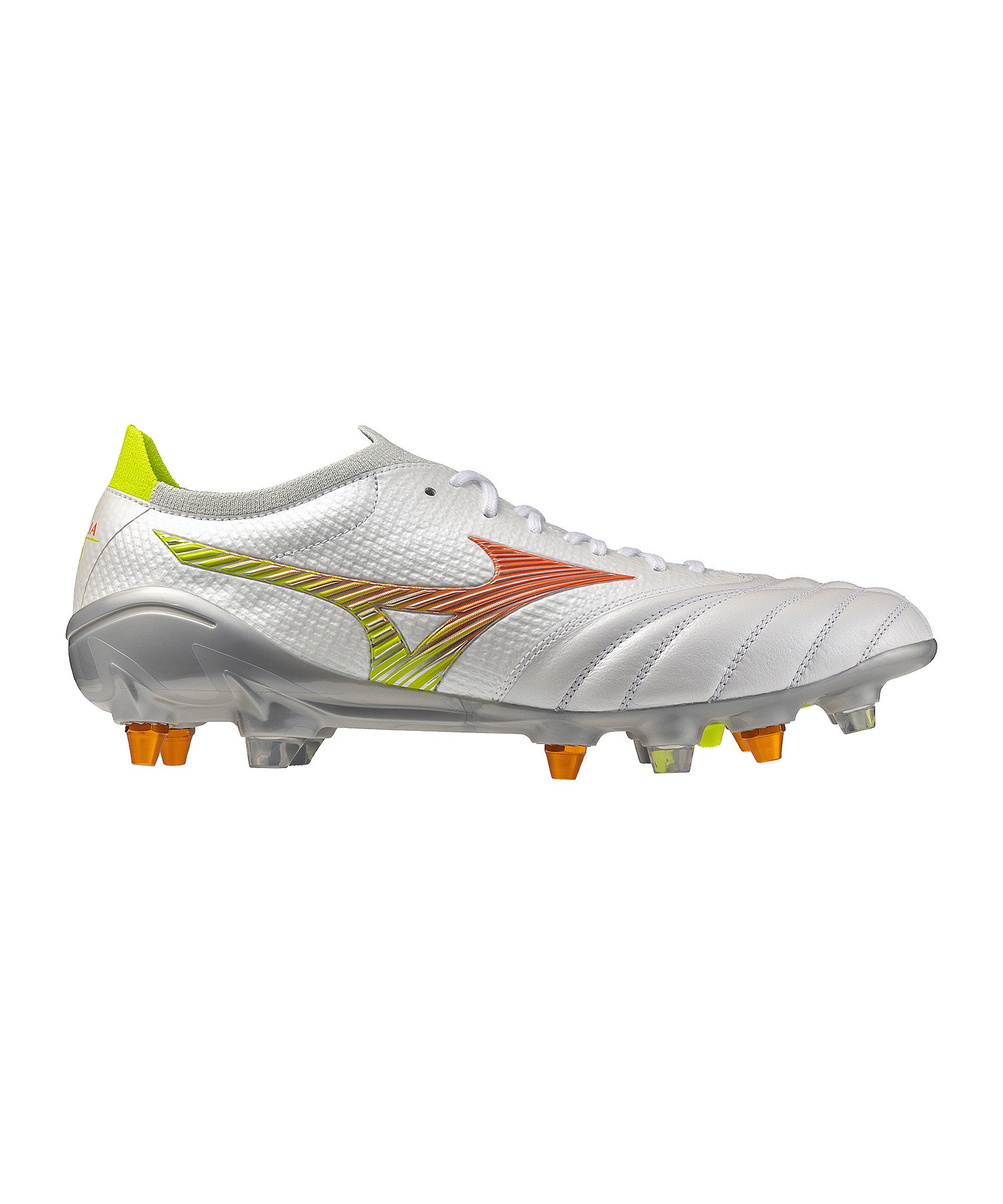 Mizuno Morelia Neo V Beta Japan Mix SG Prism Weiß Fußballschuh