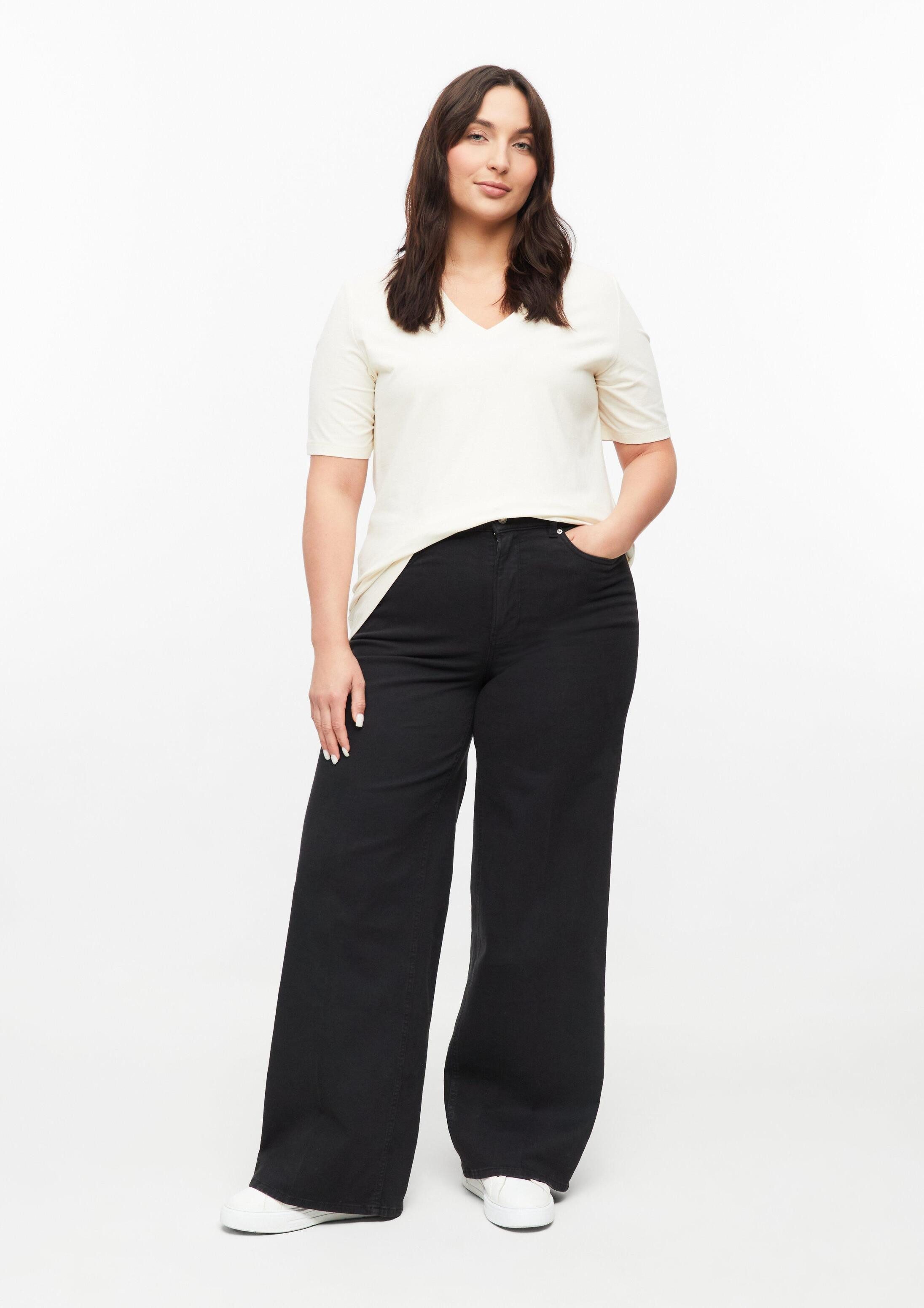 s.Oliver Weite Jeans Jeans-Hose Jeans / Relaxed Fit / High Rise / Wide Leg