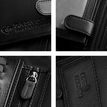 Sarcia.eu Geldbörse Herren Portemonnaie aus Leder, horizontal, RFID-Schutz Zagatto