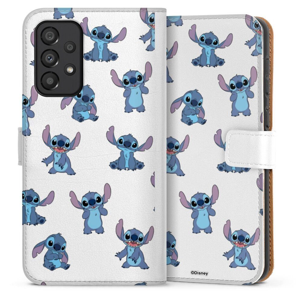 DeinDesign Handyhülle Lilo & Stitch Offizielles Lizenzprodukt Disney, Samsung Galaxy A33 5G Hülle Handy Flip Case Wallet Cover
