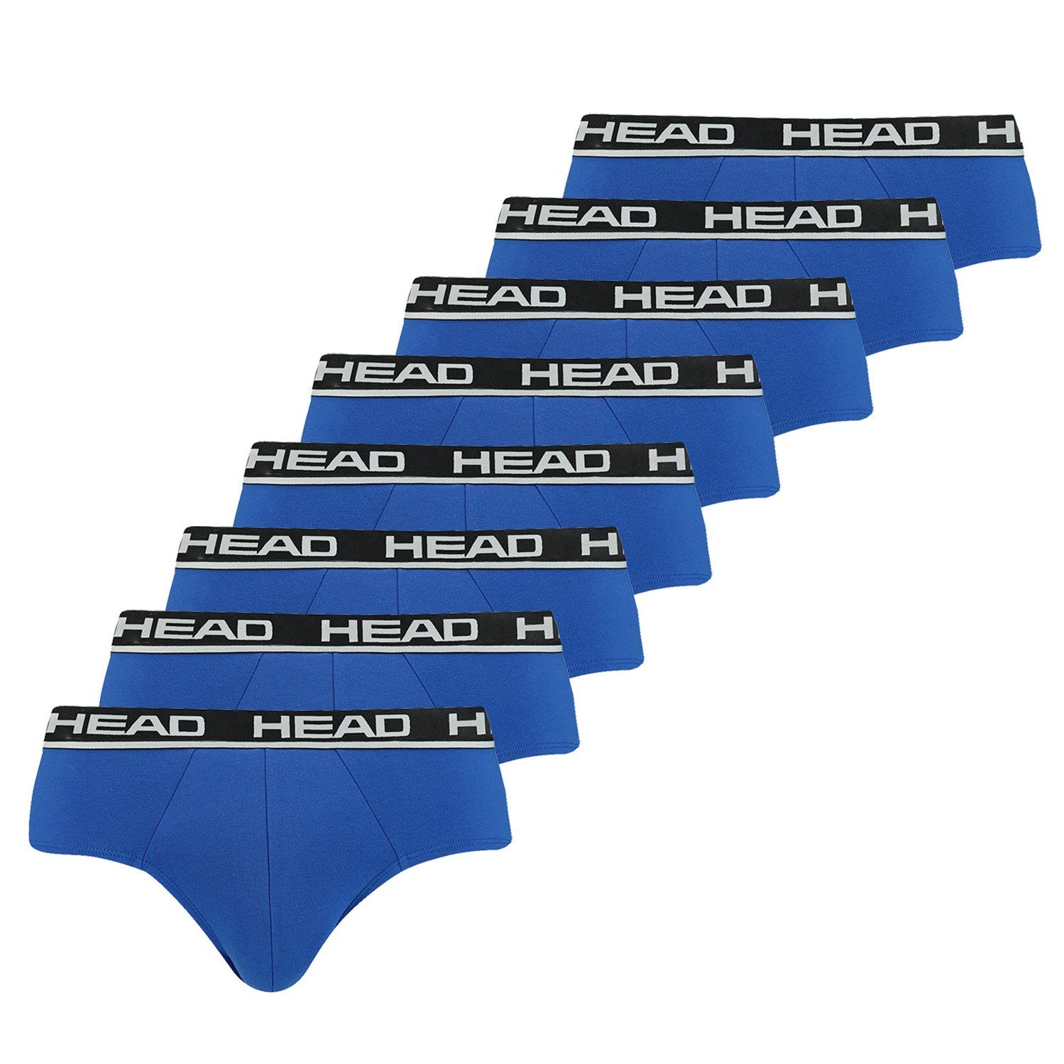8P 8er-Pack) Black Brief - Head / (8-St., Boxer Blue Head 001 Boxershorts