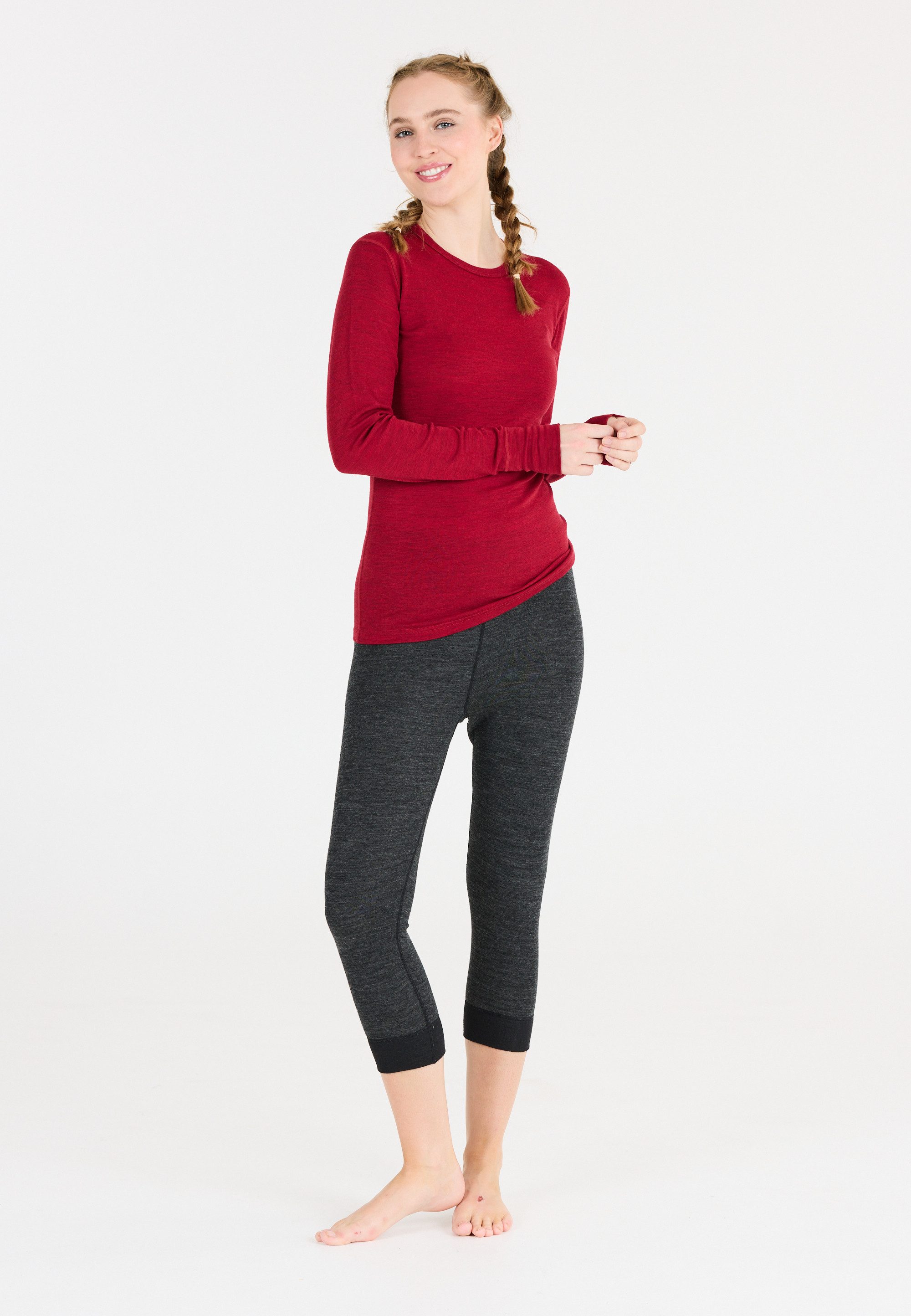 WHISTLER Funktionsshirt Cerro aus hochwertig-natürlichem Mix mit Merinowolle und Lyocell