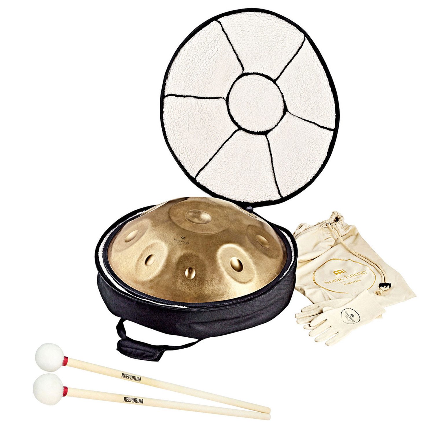 Handpan Meinl Sonic Energy HPSTL90 Handpan mit Schlägel