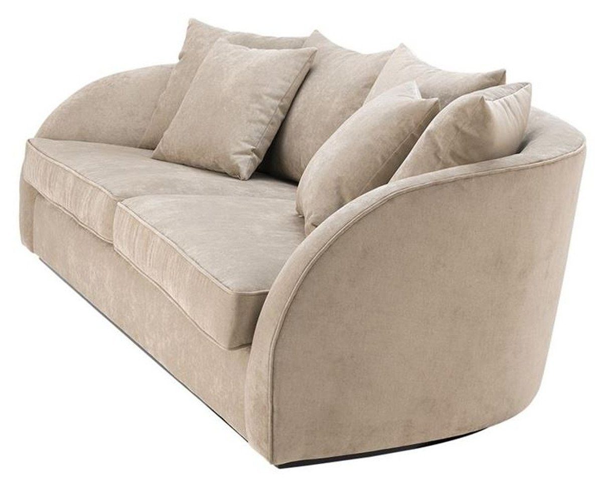 Sofa 91 Hotel Luxus - Designer Casa H. x x cm 72 255 Padrino Kollektion Greige Sofa