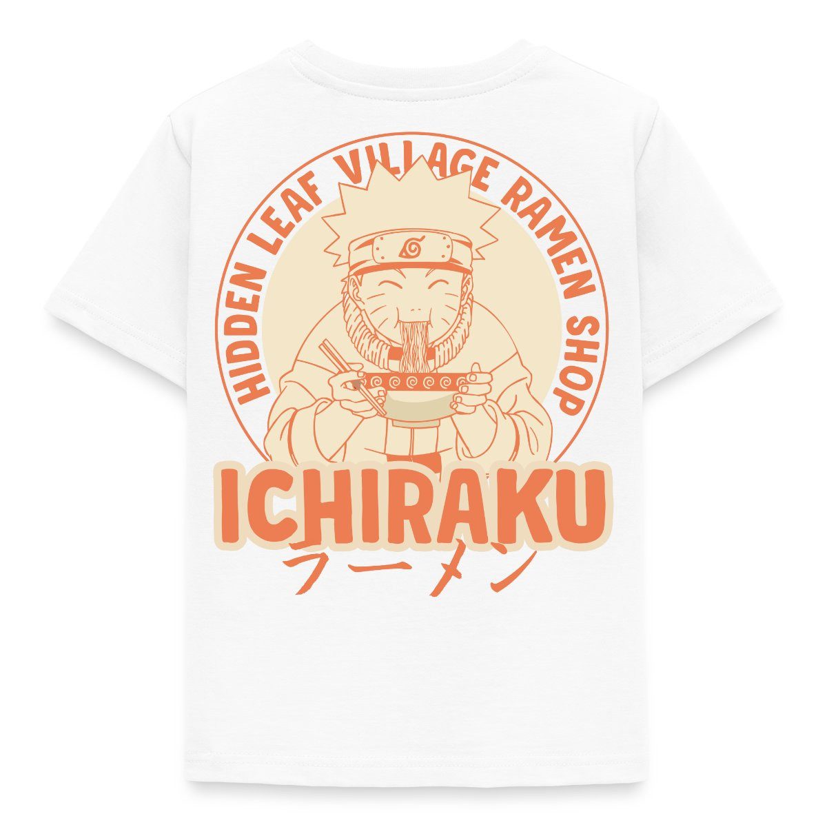 T-Shirt Naruto Ichiraku Hidden Leaf Village Ramen Logo Kinder T-Shirt