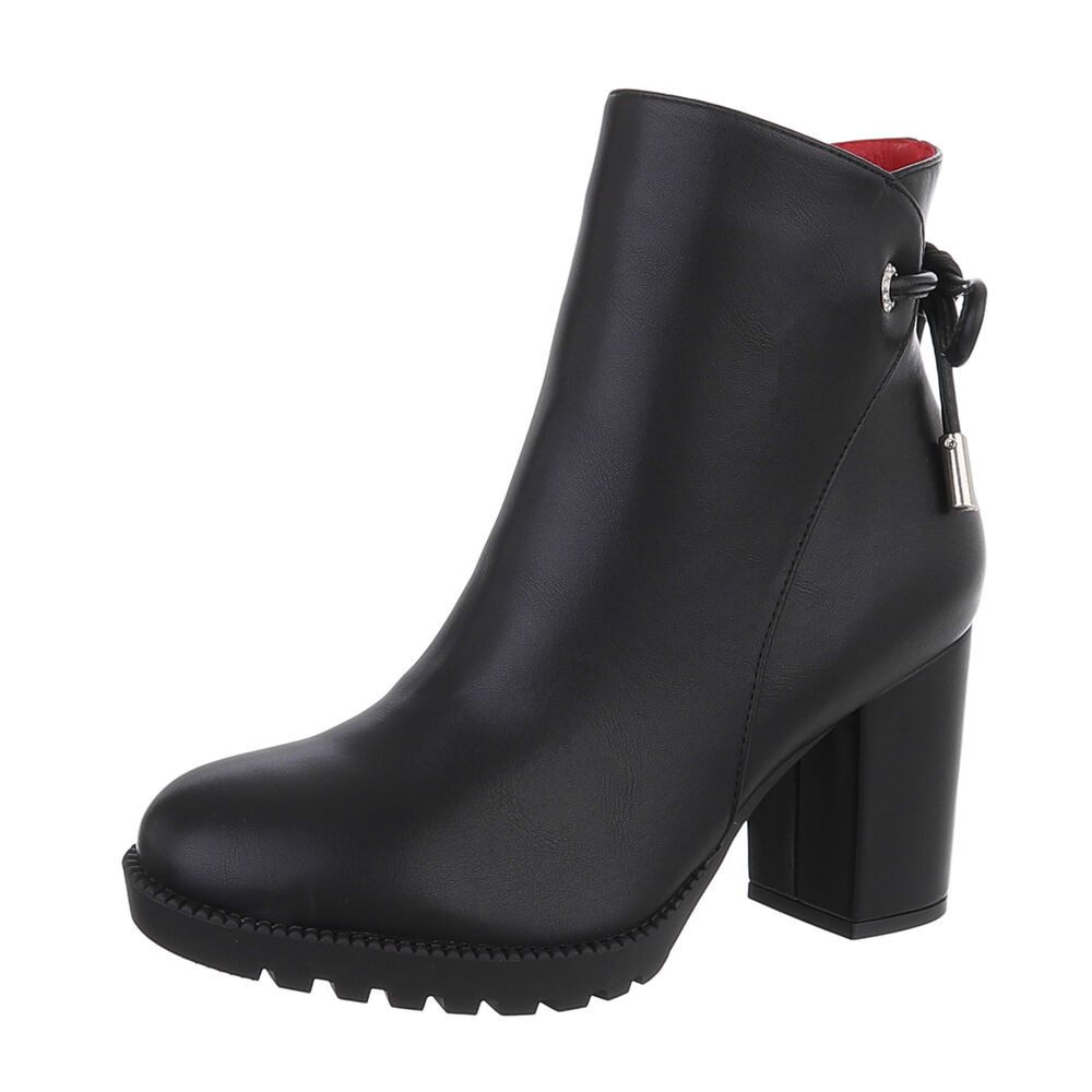 Ital-Design Damen Freizeit High-Heel-Stiefelette (87108578) Blockabsatz günstig online kaufen