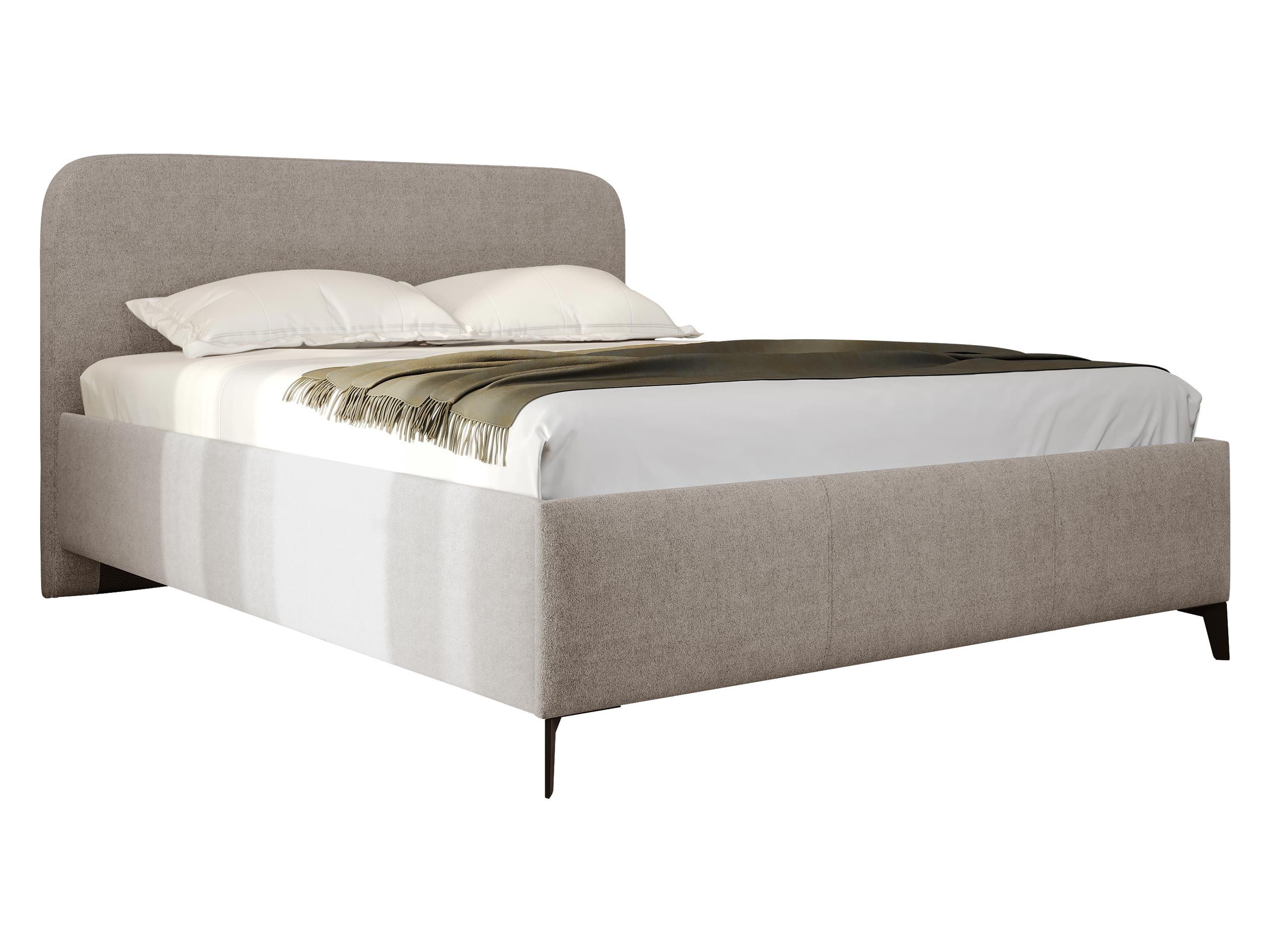 MIRJAN24 Polsterbett Holly (mit Bettkasten), Metallfüße, 140/160/180x200 cm
