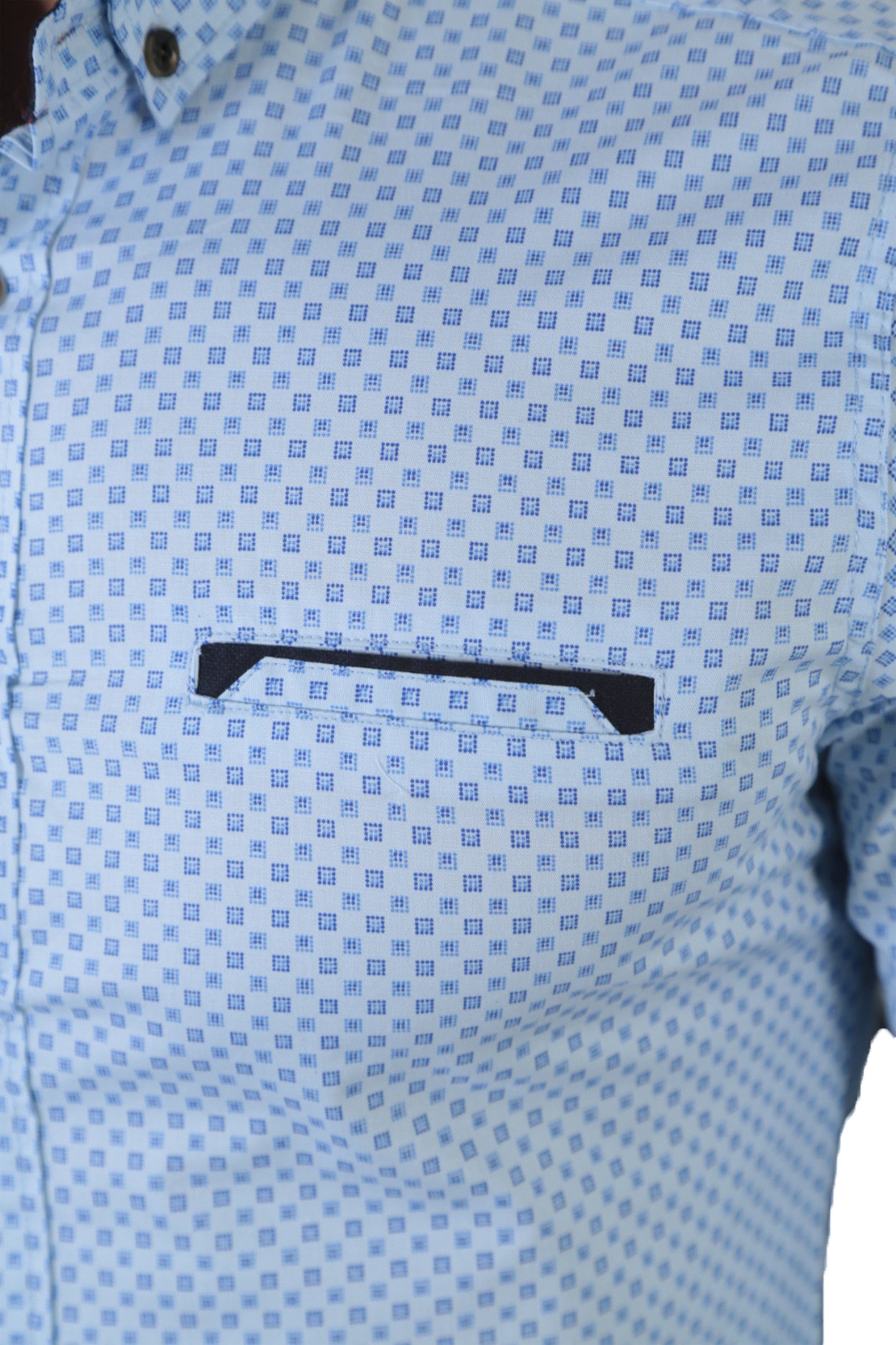 Megaman Jeans Langarmhemd Megaman Herren Freizeit-Hemd Stretch Langarm Hemd günstig online kaufen