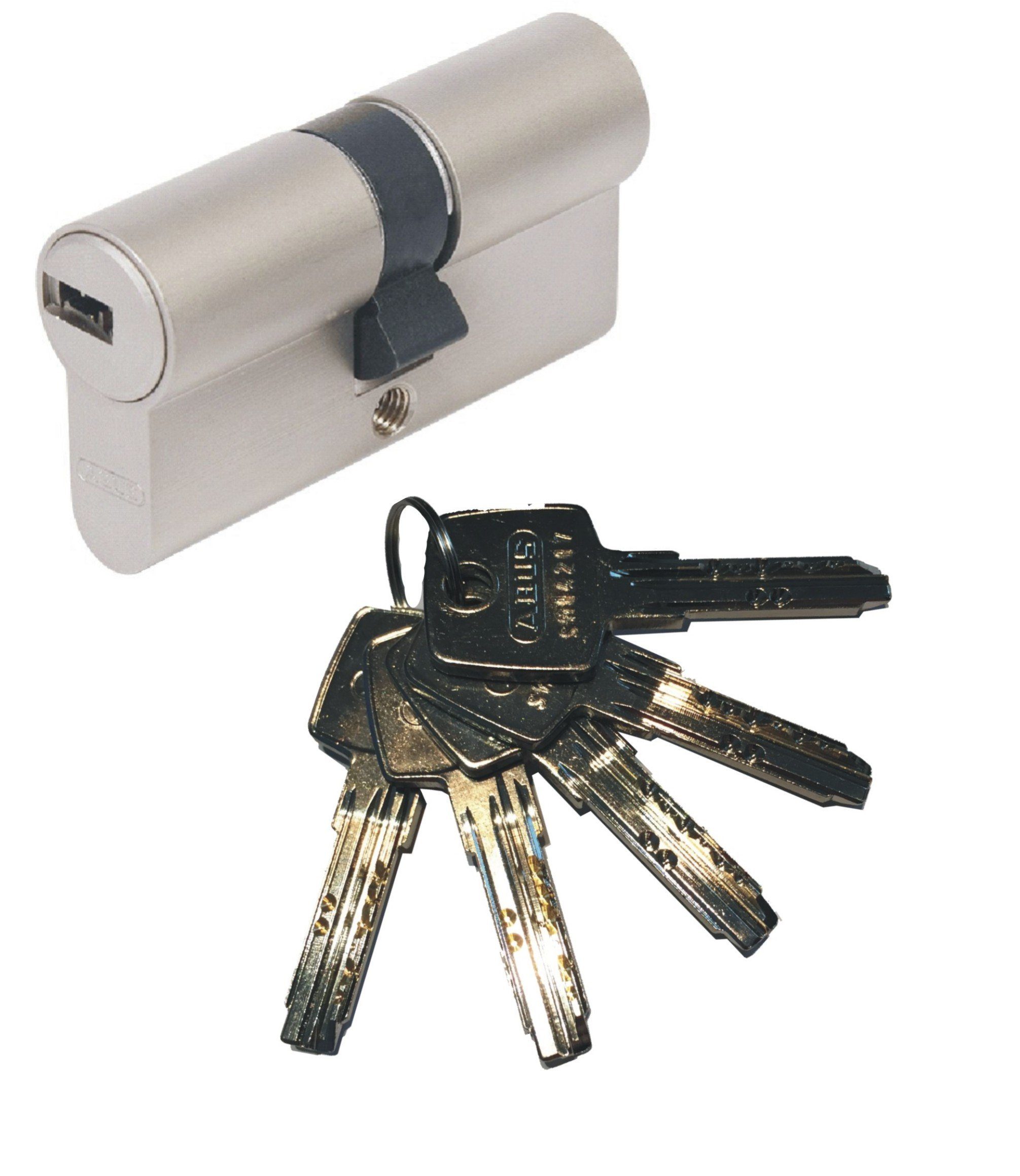 ABUS Profilzylinder ABUS EC550 Doppelzylinder versch. Längen, mit 3-10 Schlüssel, N+G, Verschiedenschließend