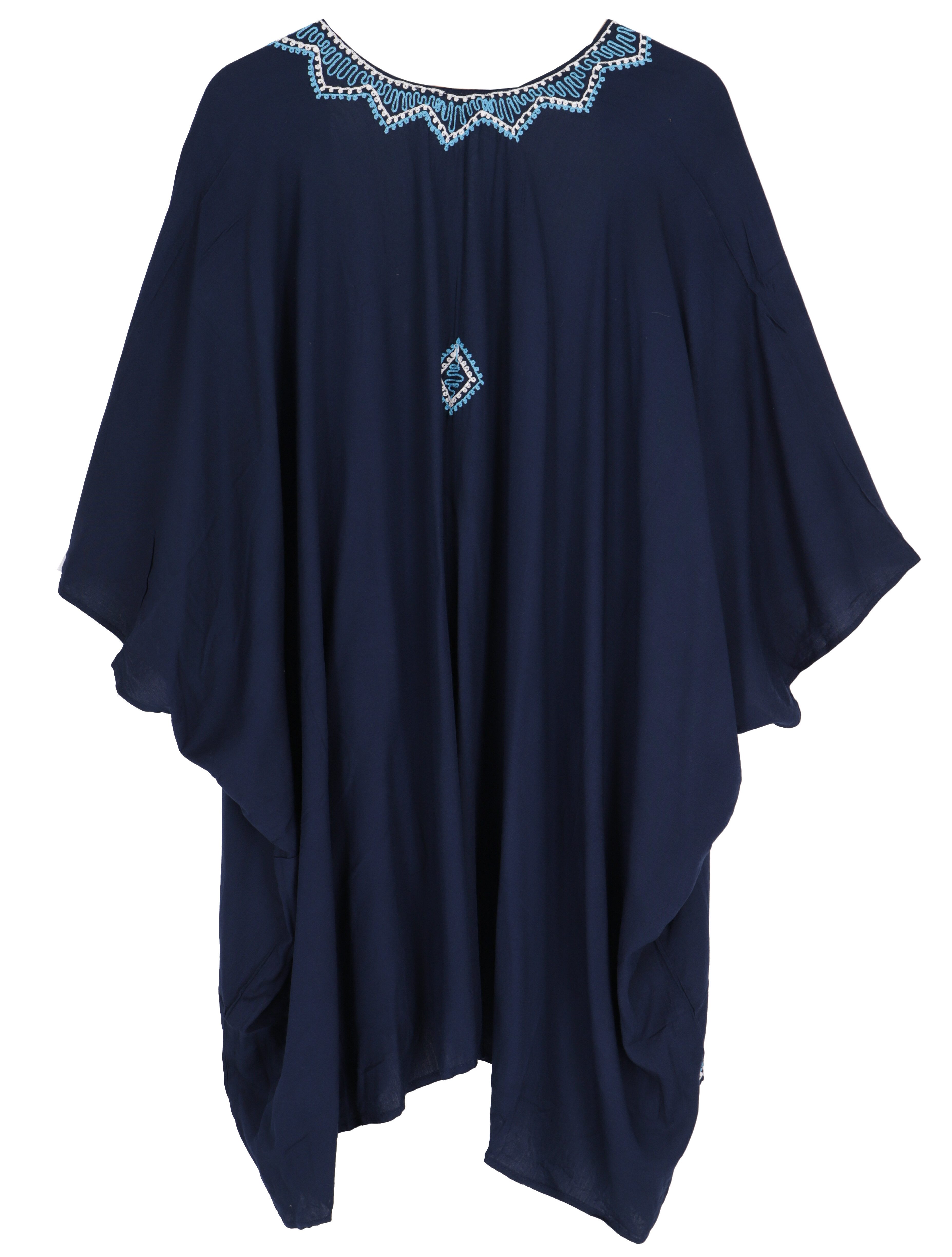 Guru-Shop Kimono Kurzer bestickter Sommer Kimono, günstig online kaufen