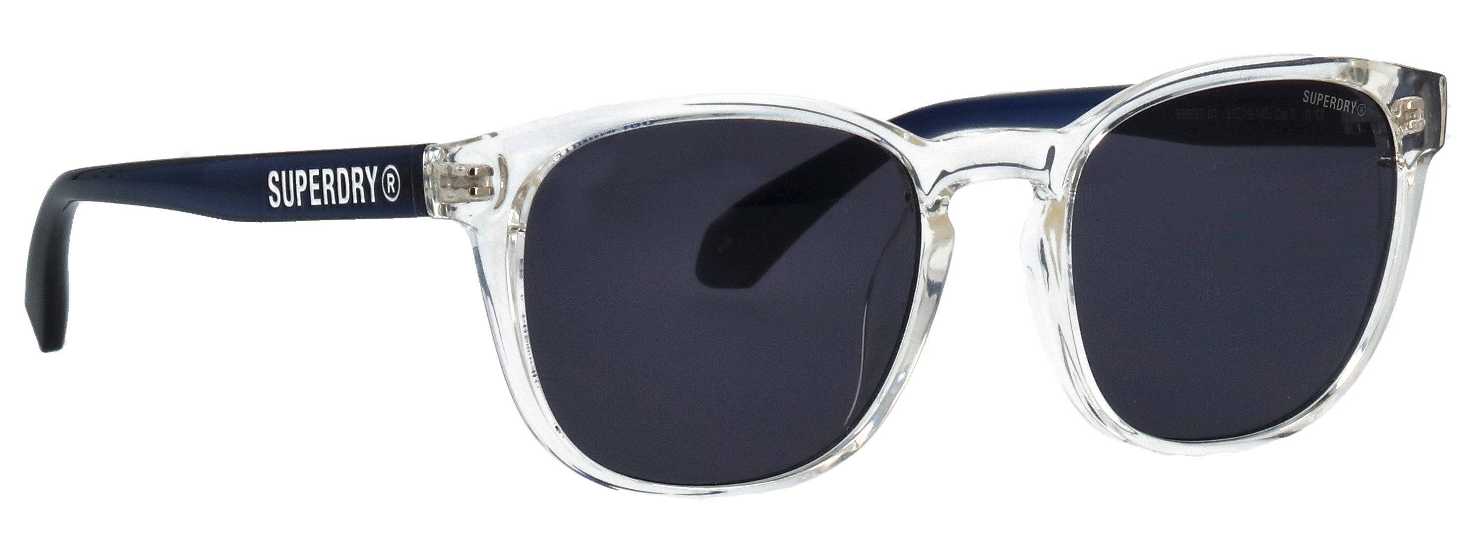 Superdry Sonnenbrille Modell 996097 Form Karree/Soft, Logoschriftzug auf Bügel, Injectionfassung