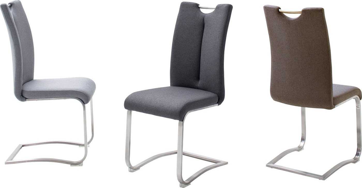 MCA furniture Freischwinger »Artos XL« (Set, 2 Stück), 2-er Set, Stuhl mit Griffloch, belastbarkeit bis 140 kg-kaufen