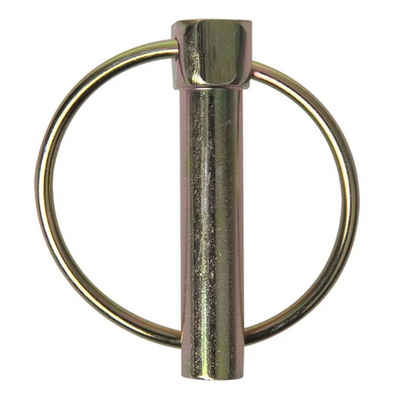 ProPlus Klappsplint Splint 4,5 / 6 / 8 / 10 mm Klappsplint aus Metall mit Ring in Silber, 55 mm, (1-tlg), zuverlässige Befestigung