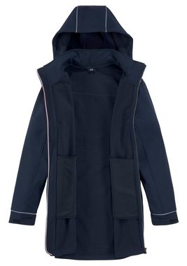 H.I.S Softshellparka aus recyceltem Polyester in großen Größen