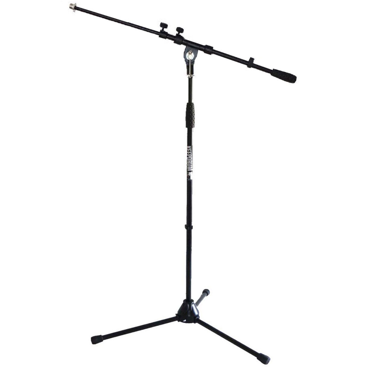 keepdrum Mikrofonständer keepdrum Mikrofonständer MS107B mit Mikrofonkabel, (Set, XLR-Kabel), Mikrofonständer mit Dreibeinigem Fuß und Galgenausleger